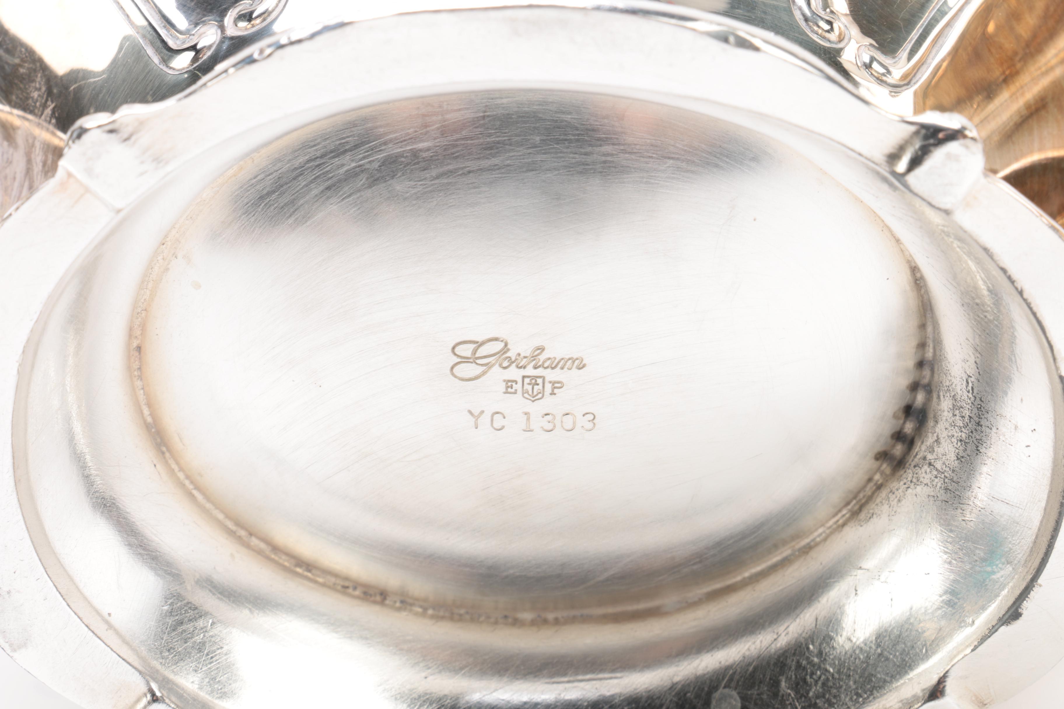 Gorham "Chantilly" Silver Plate Coffee and Tea Service