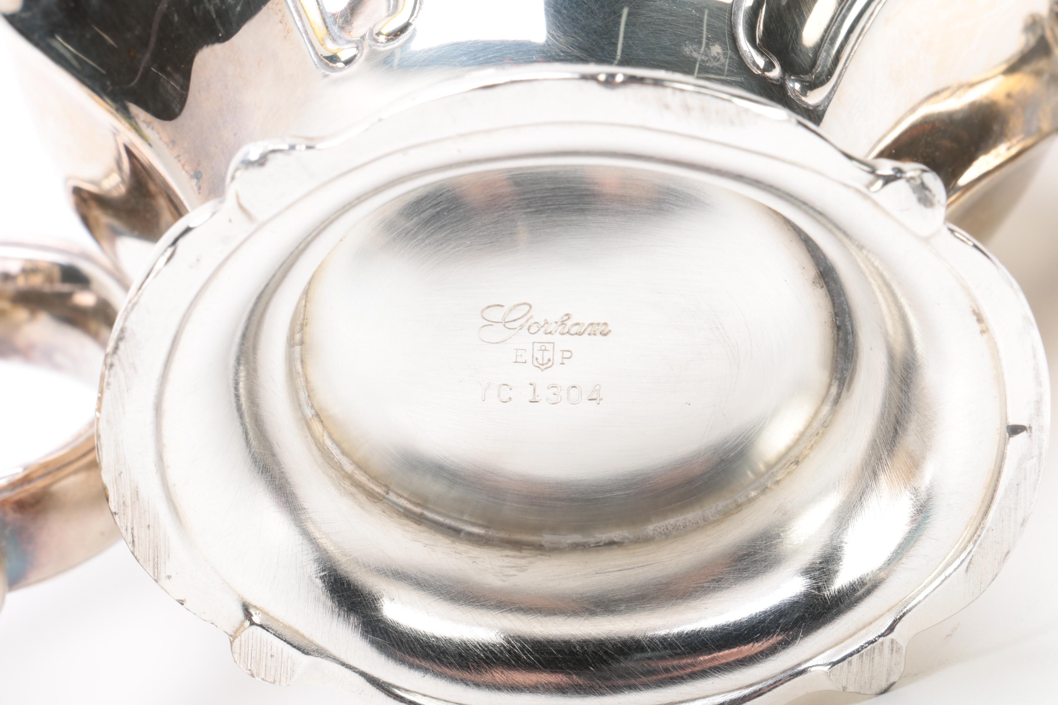 Gorham "Chantilly" Silver Plate Coffee and Tea Service