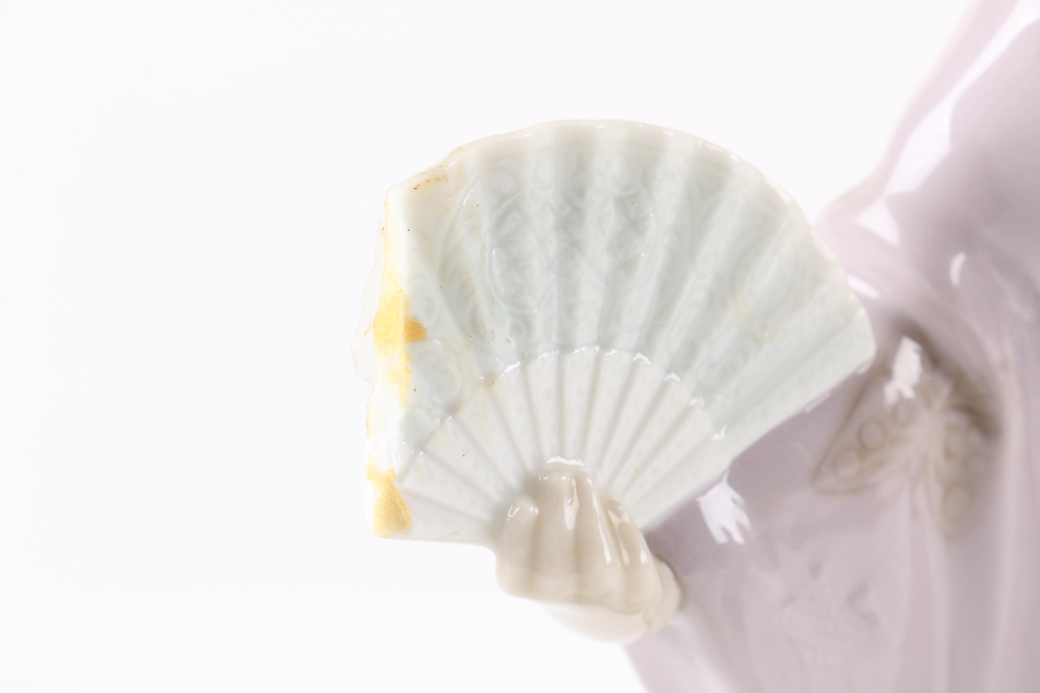 Lladró "Timid Geisha" and "Japanese with Fan"