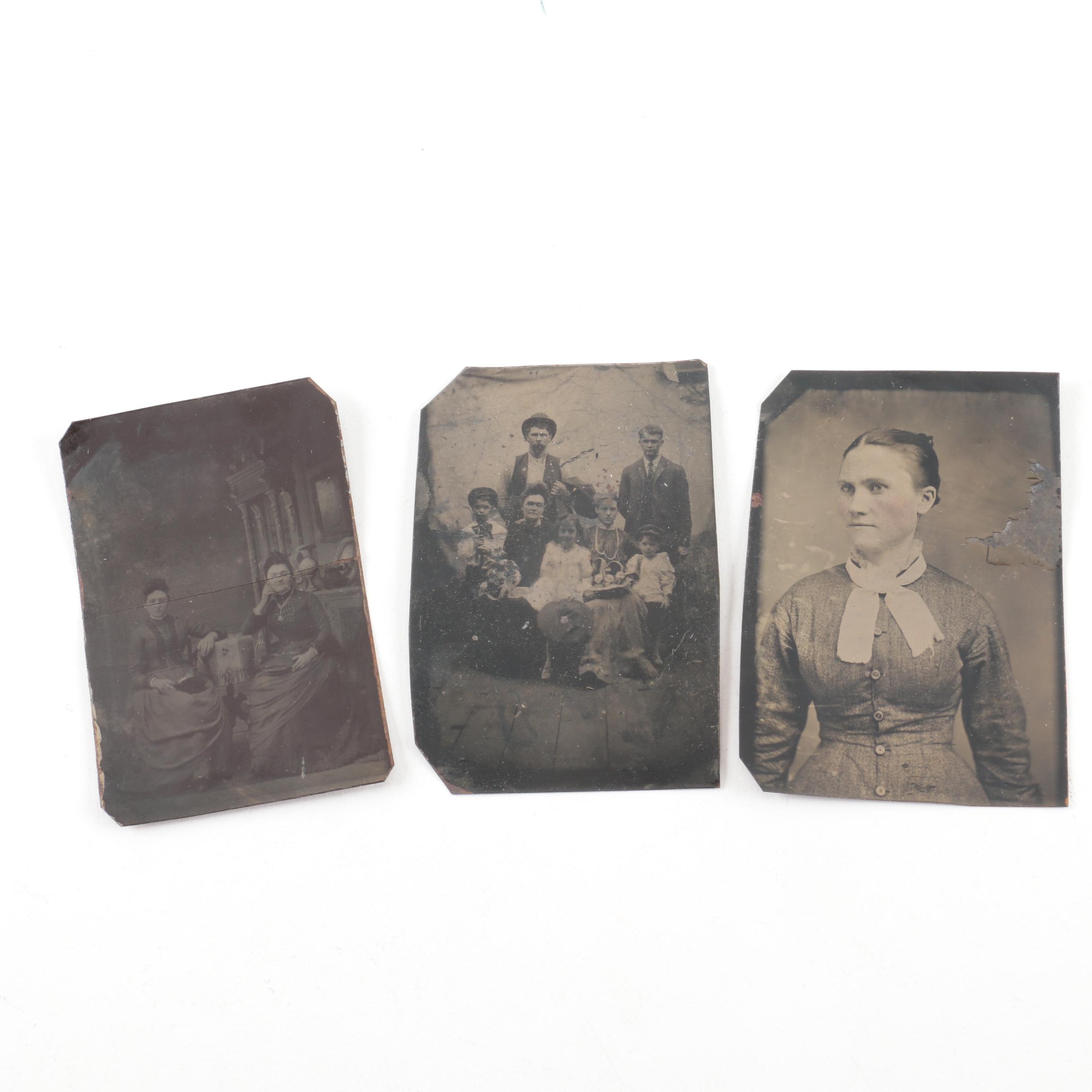 Tintype Portrait Photographs
