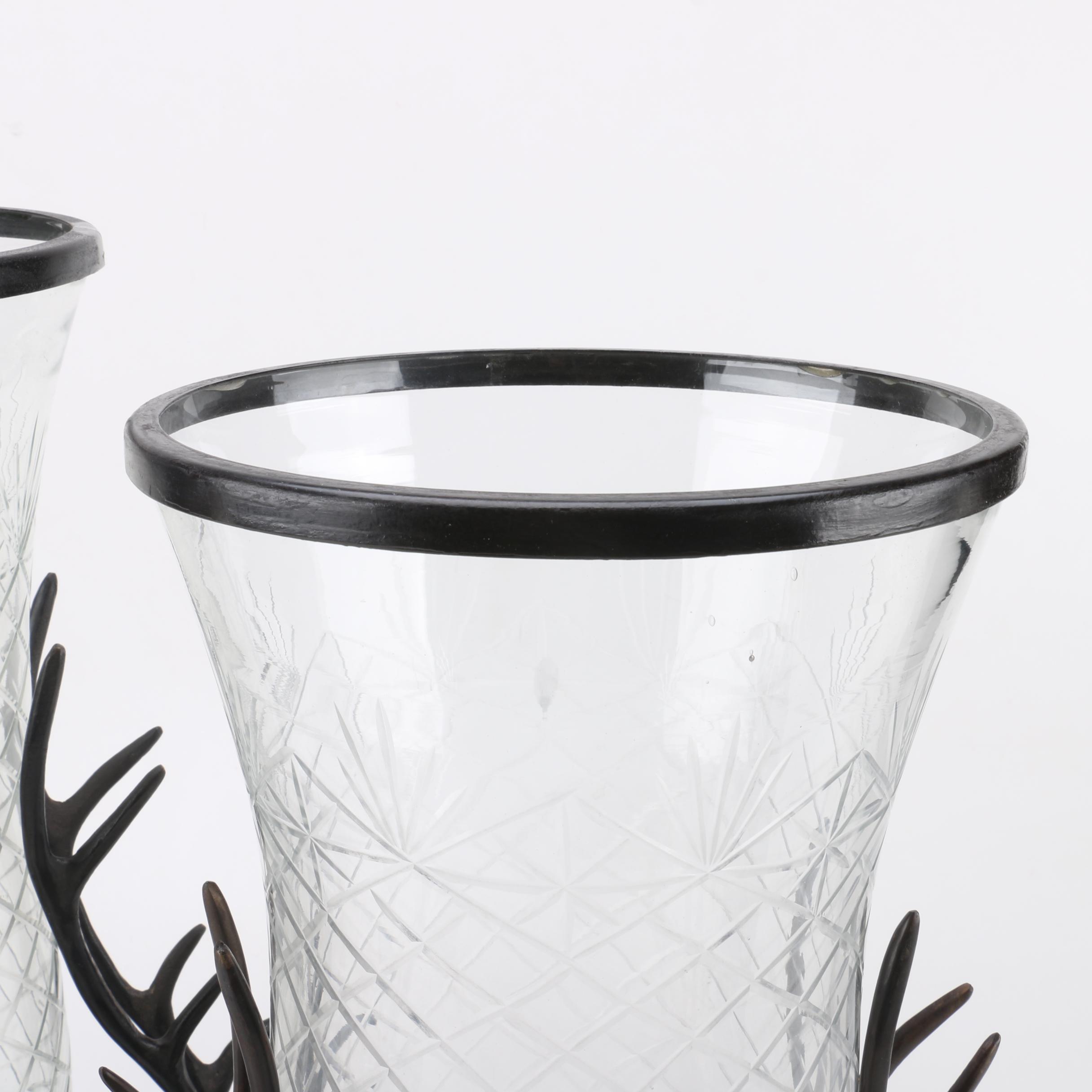 Stetson Metal Elk Candle Votives