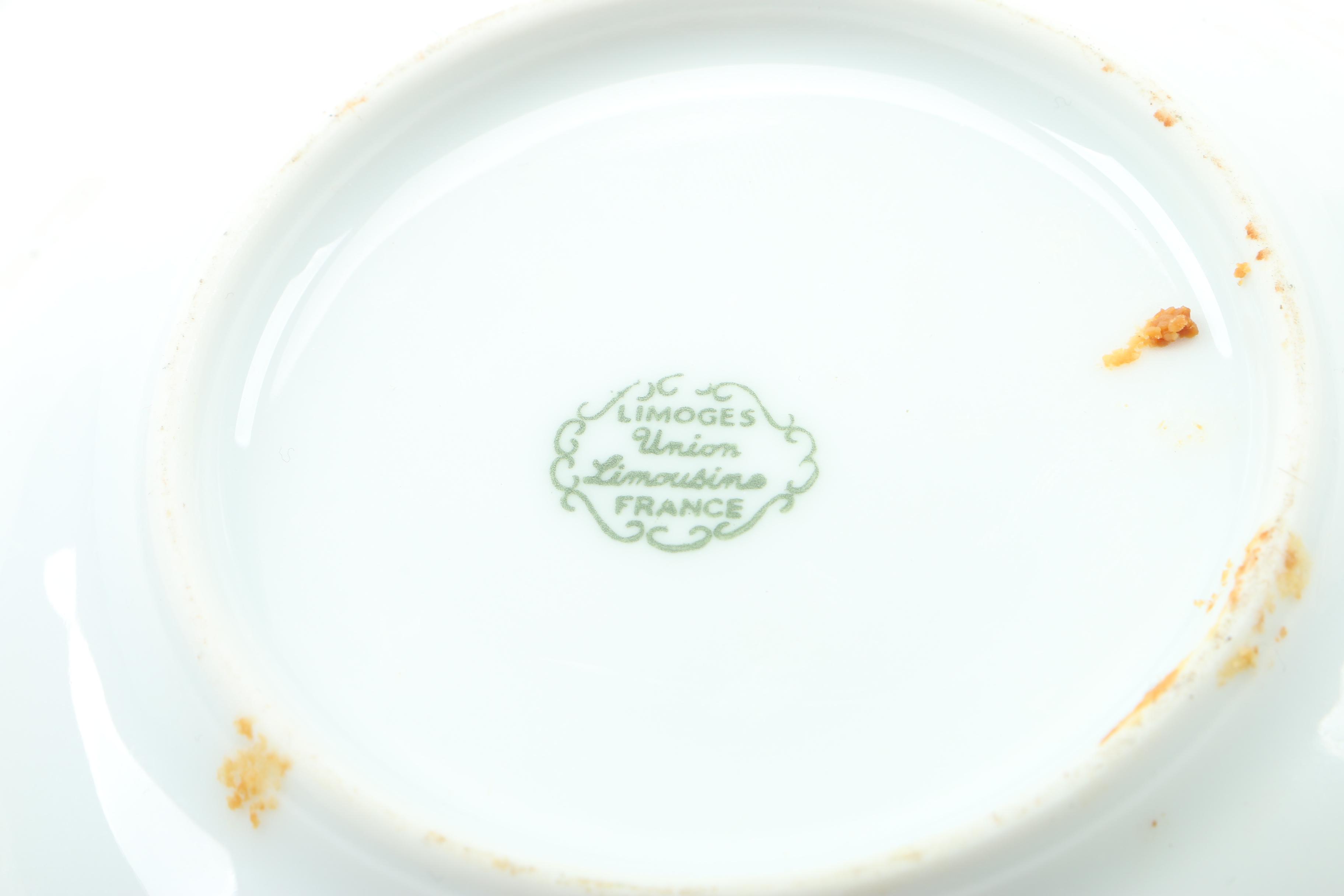 Assorted Vintage and Antique Serveware Including Limoges