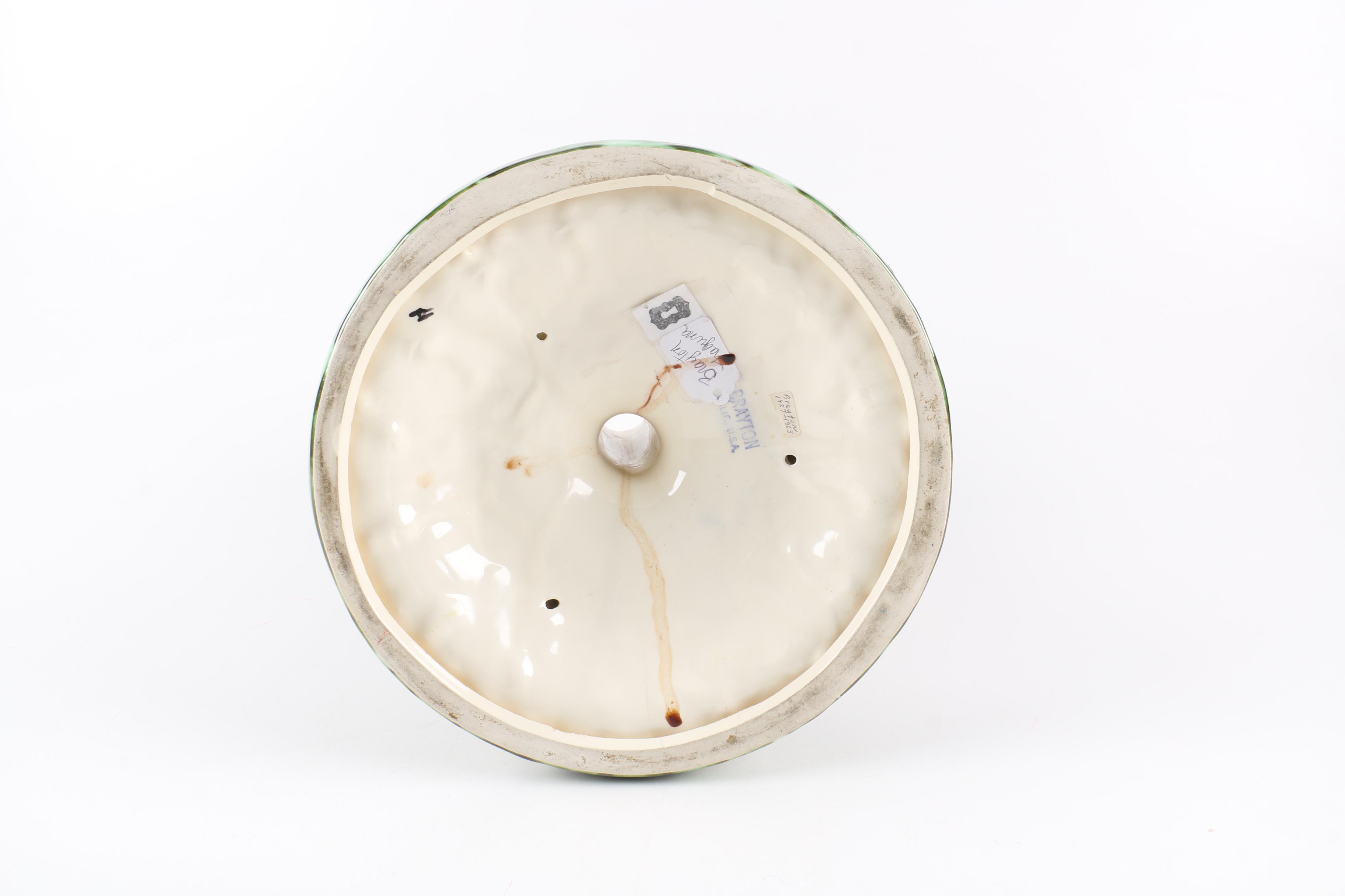 Vintage Hand-Painted Brayton Laguna Ceramic Blackamoor Tazza