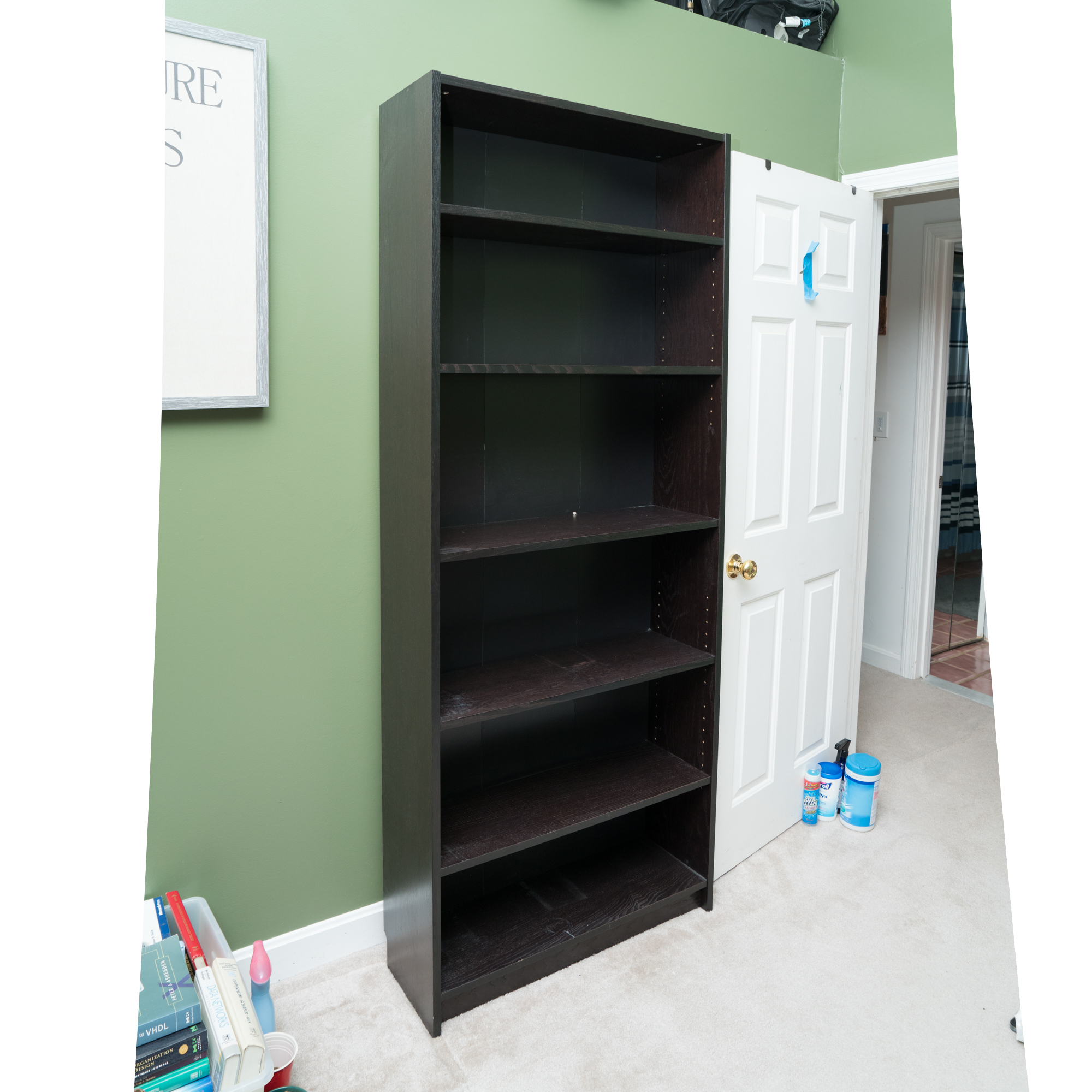 Modern Espresso Tone Bookshelf