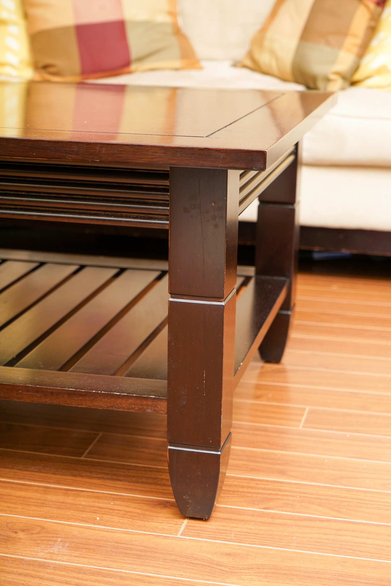 Mahogany Finished Coffee Table