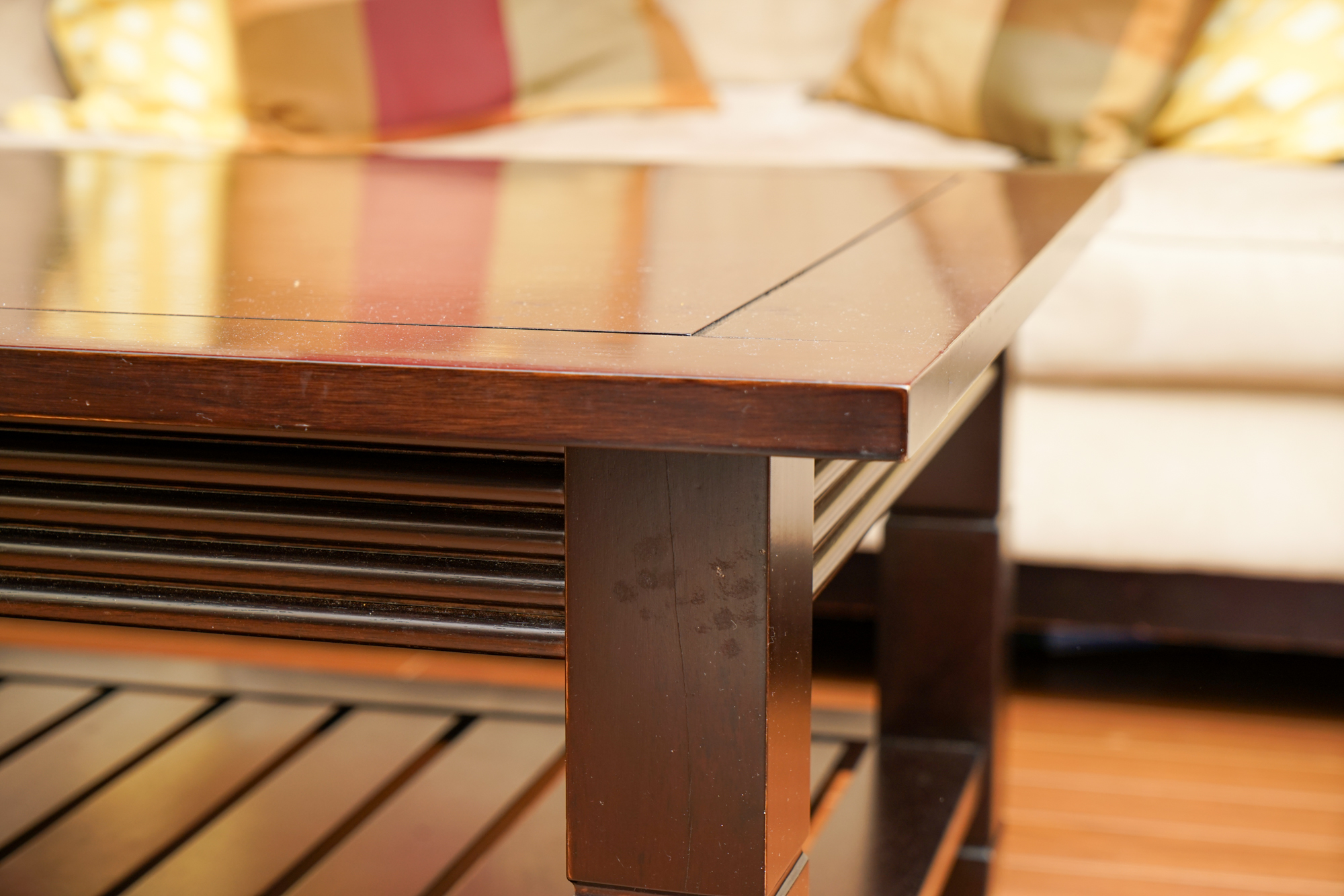 Mahogany Finished Coffee Table