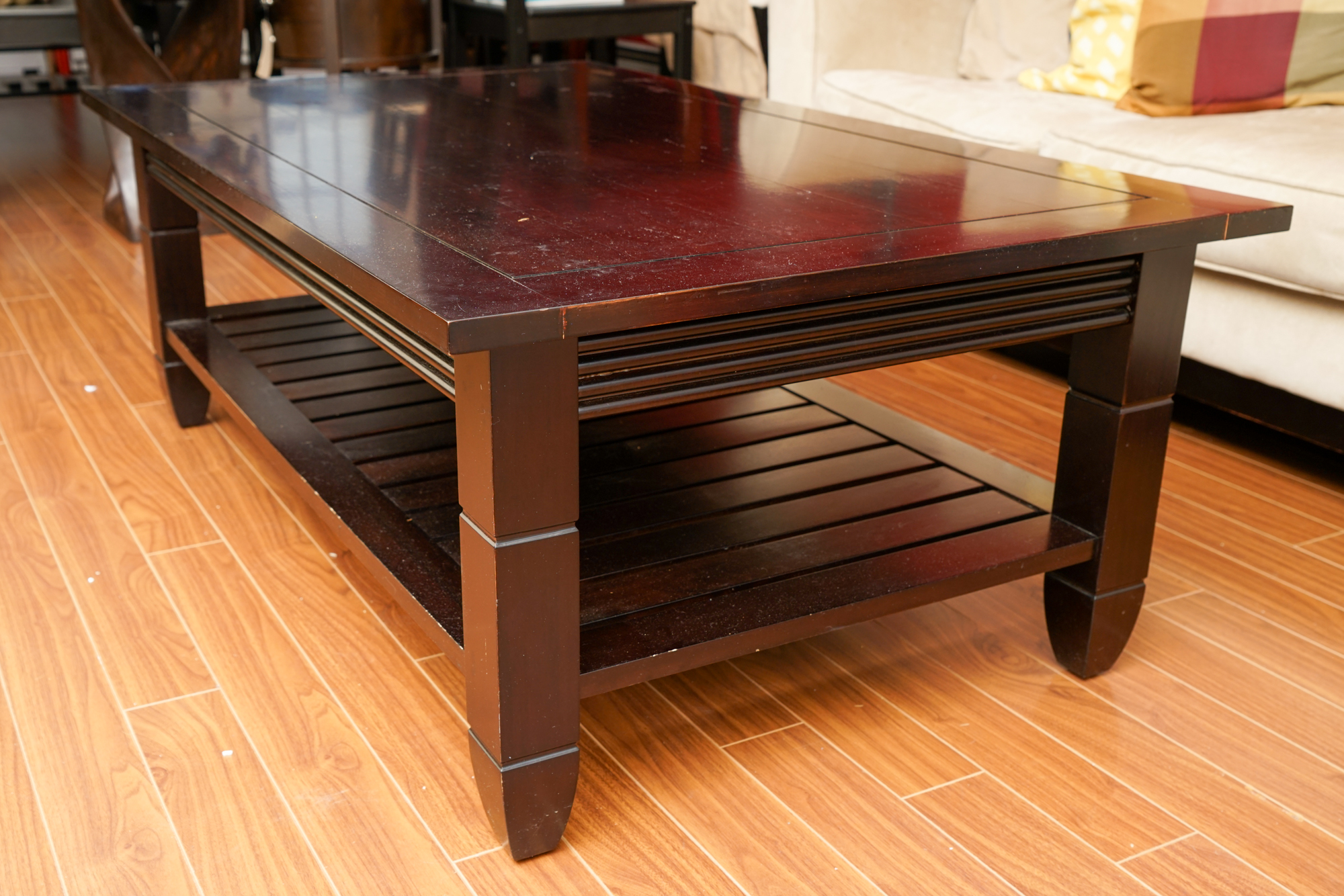 Mahogany Finished Coffee Table