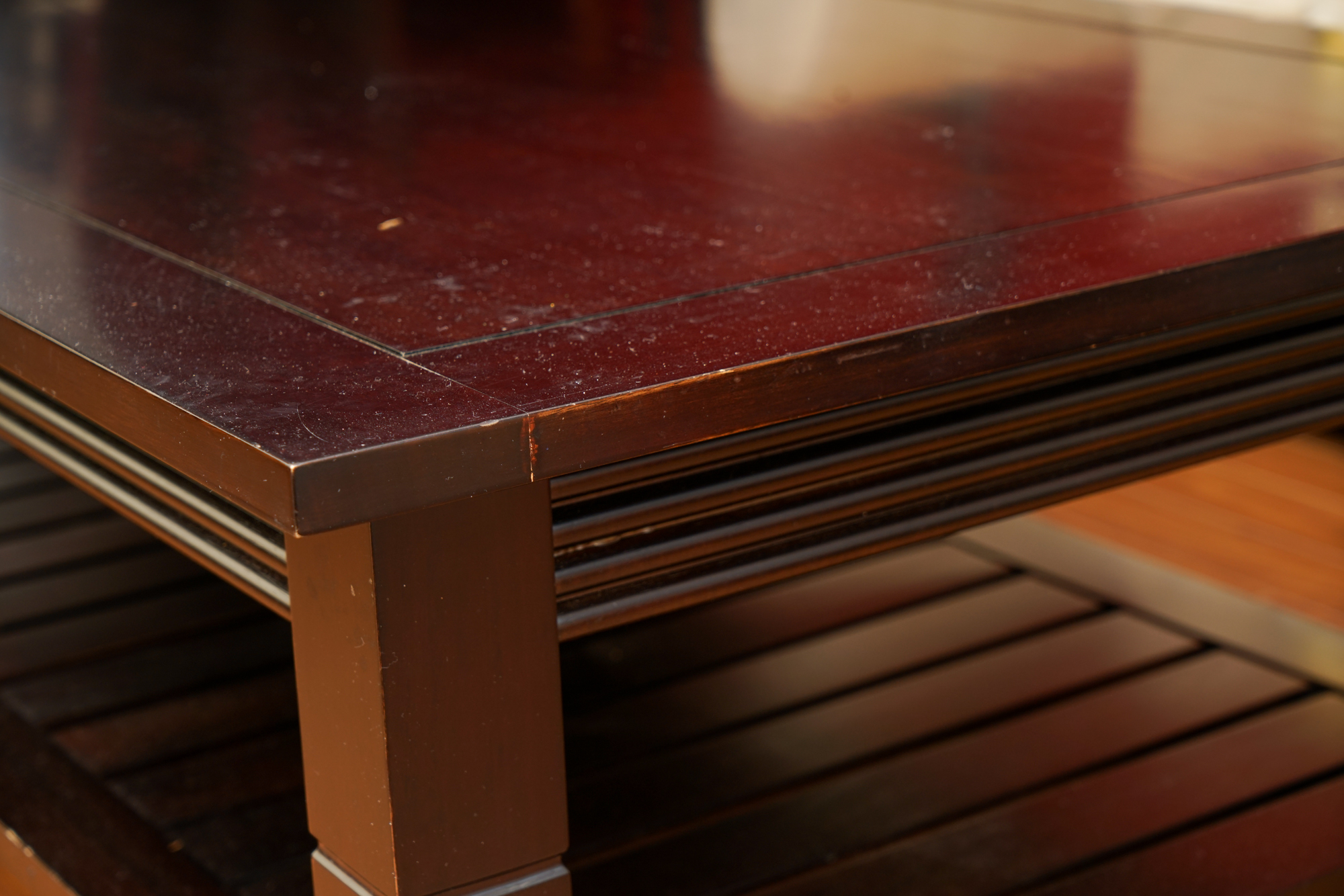 Mahogany Finished Coffee Table