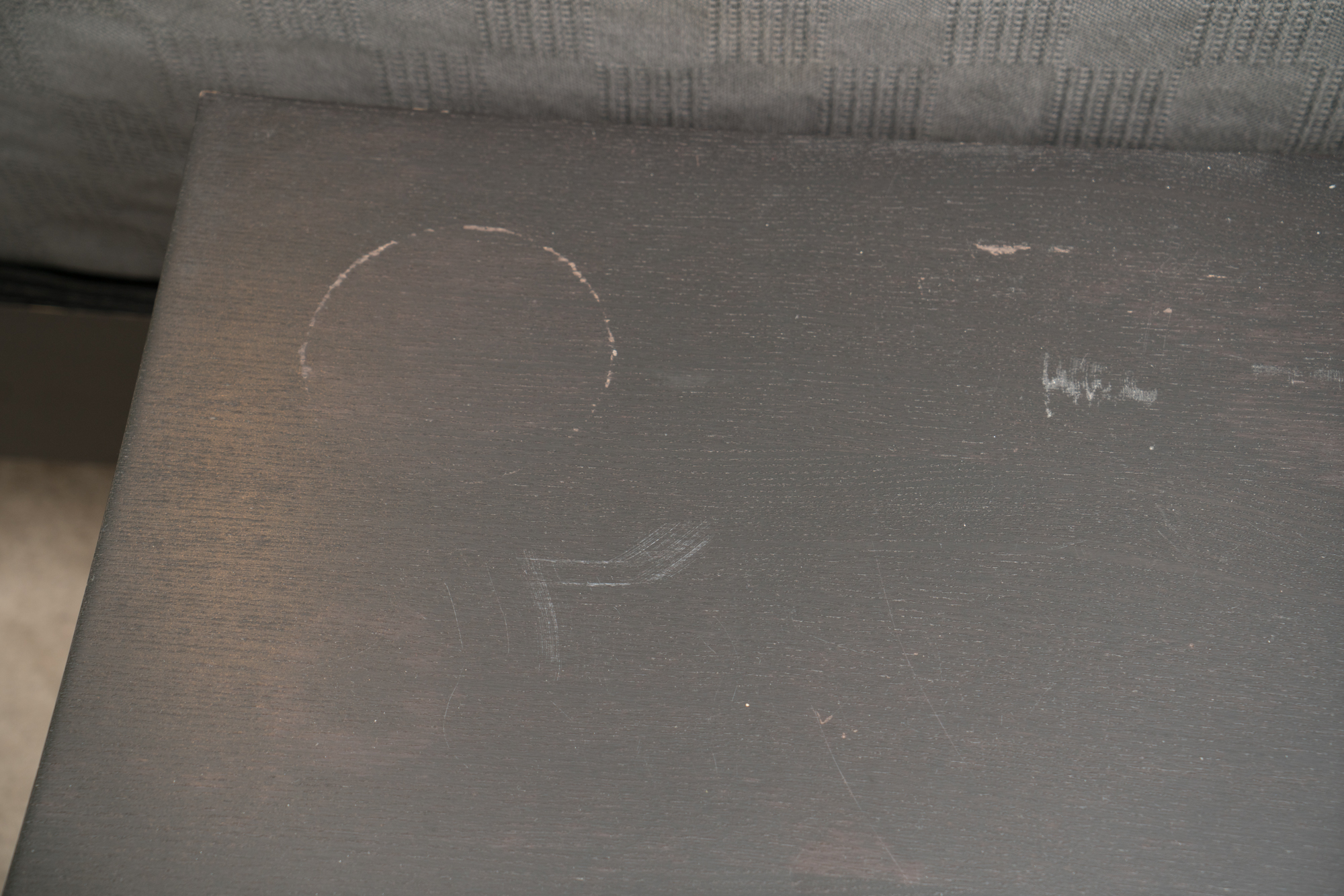 Pair of Black Painted Nightstands