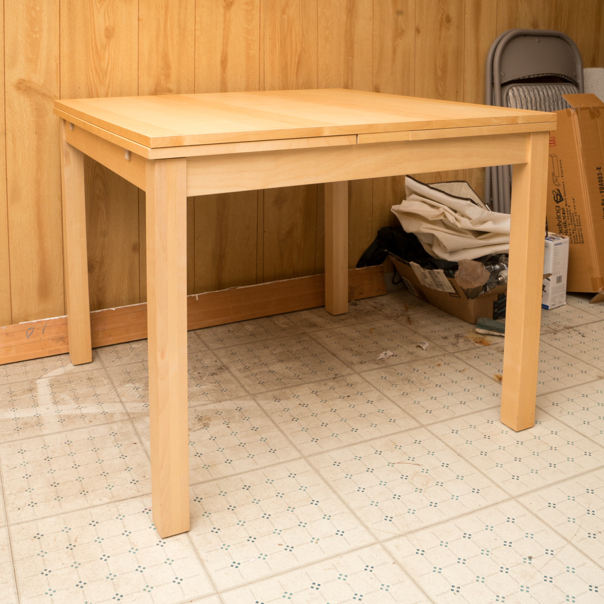 Maple Finished Square Dining Table by IKEA