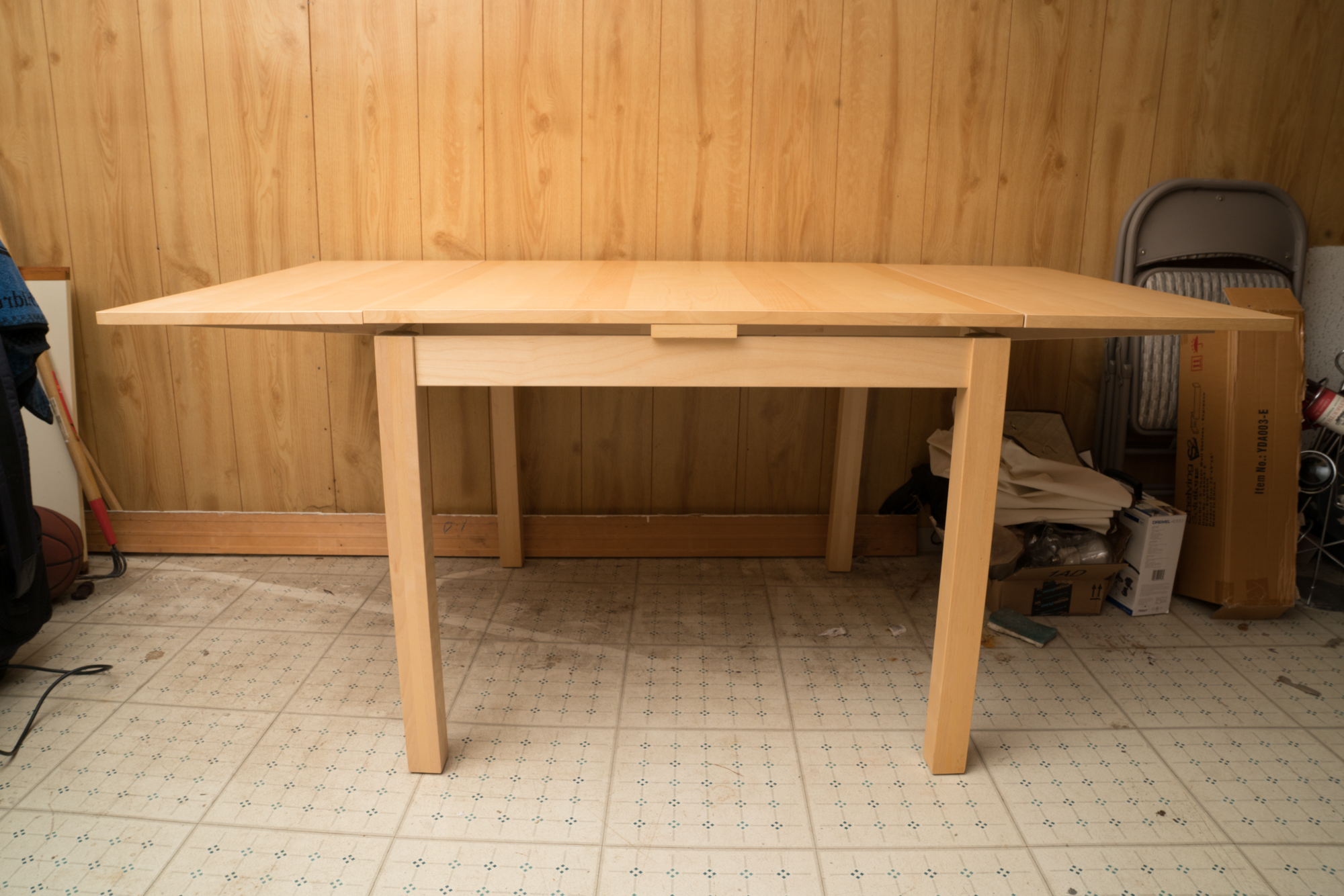Maple Finished Square Dining Table by IKEA