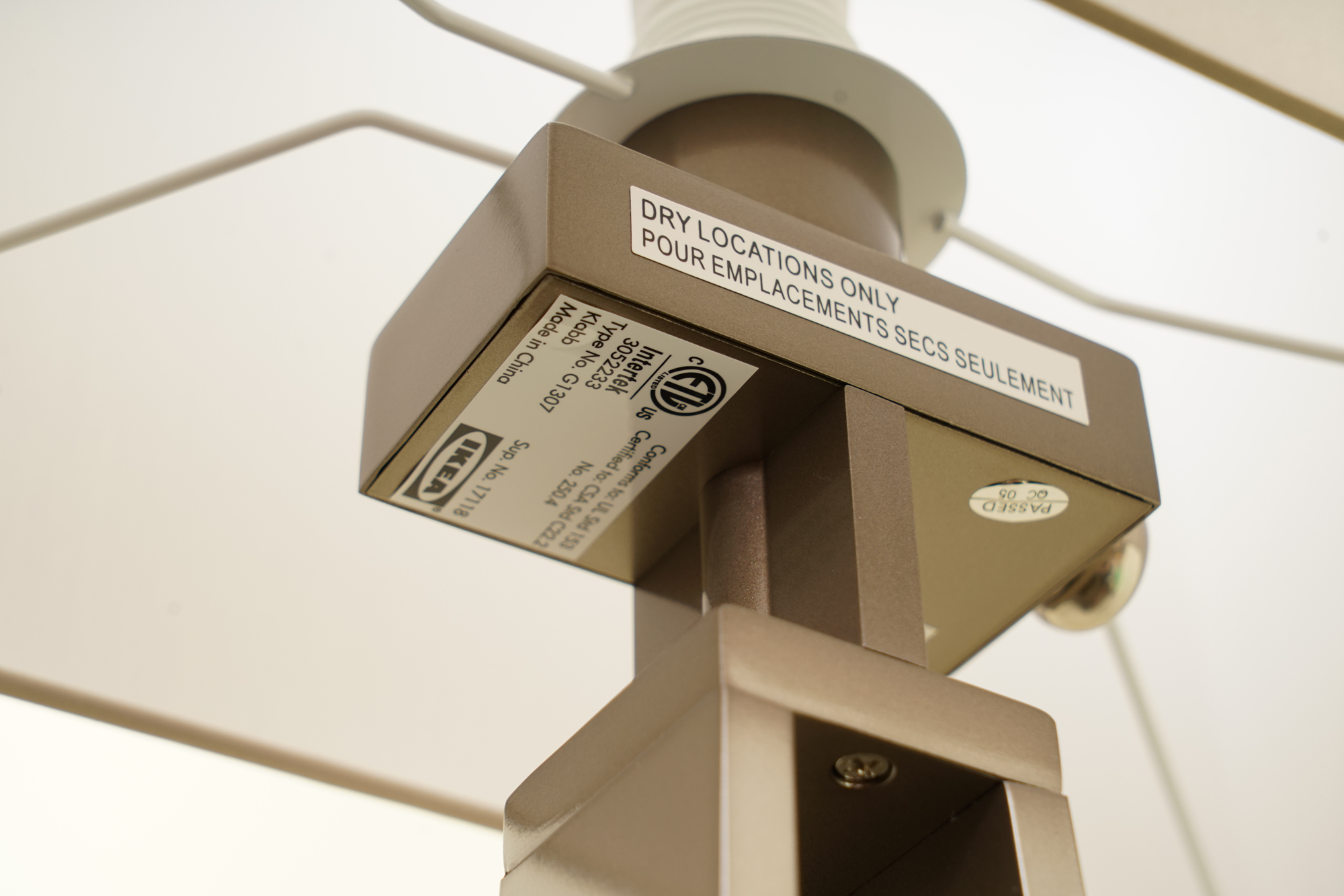 "KLAAB" Metal Floor Lamp by IKEA