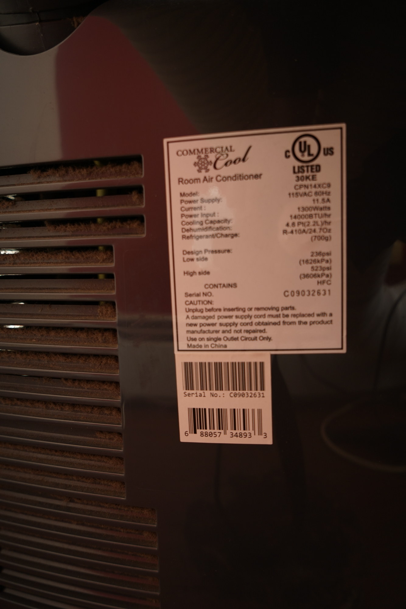 Commercial Cool Portable Air Conditioning Unit