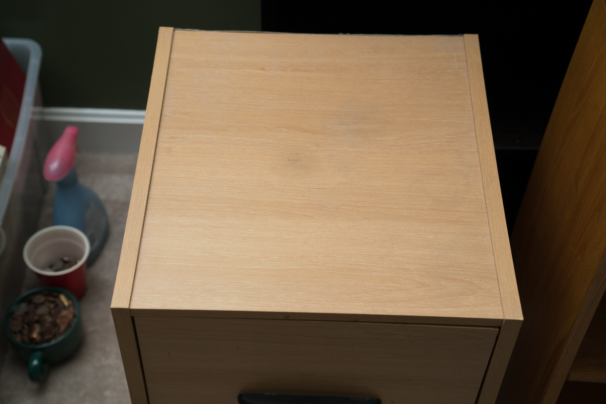 Oak Bookcase by Adden Furniture with Two Drawer File Cabinet