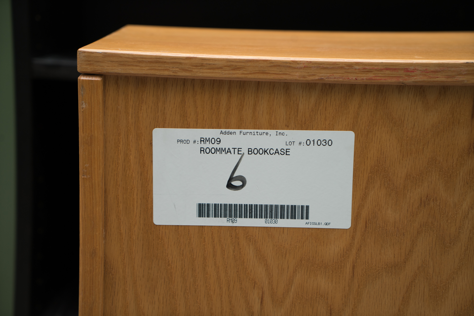 Oak Bookcase by Adden Furniture with Two Drawer File Cabinet