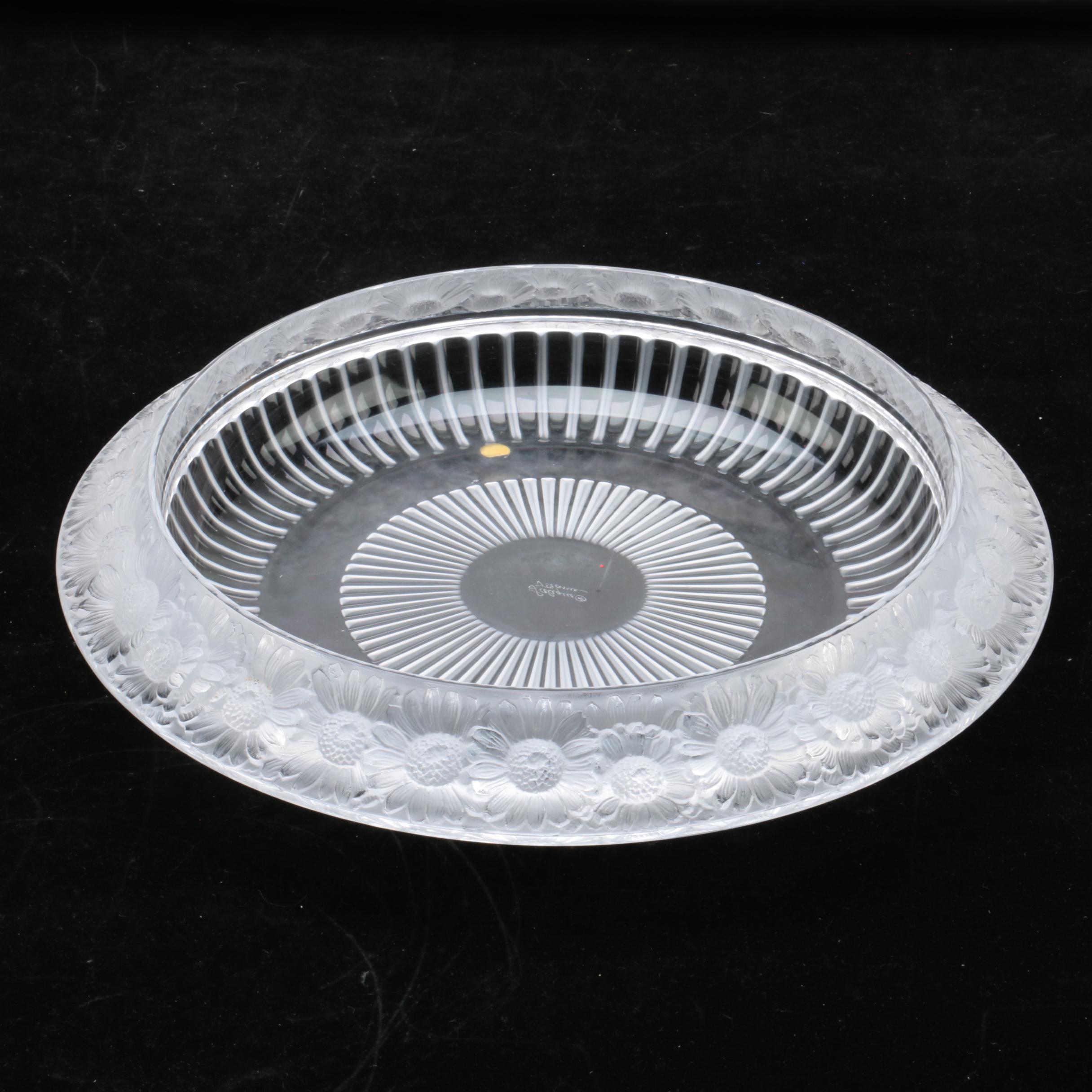 Lalique "Marguerites" Crystal Bowl