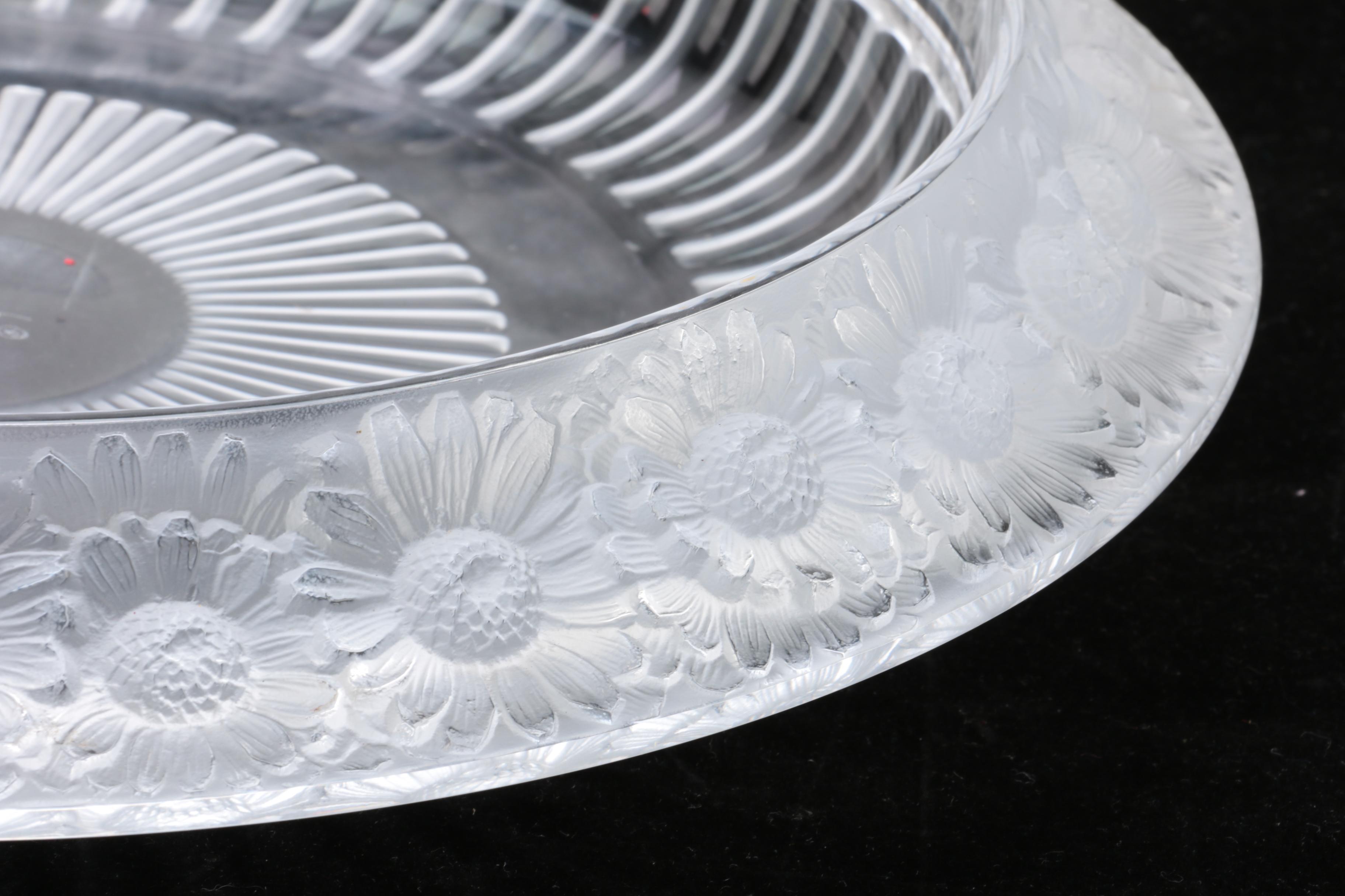 Lalique "Marguerites" Crystal Bowl