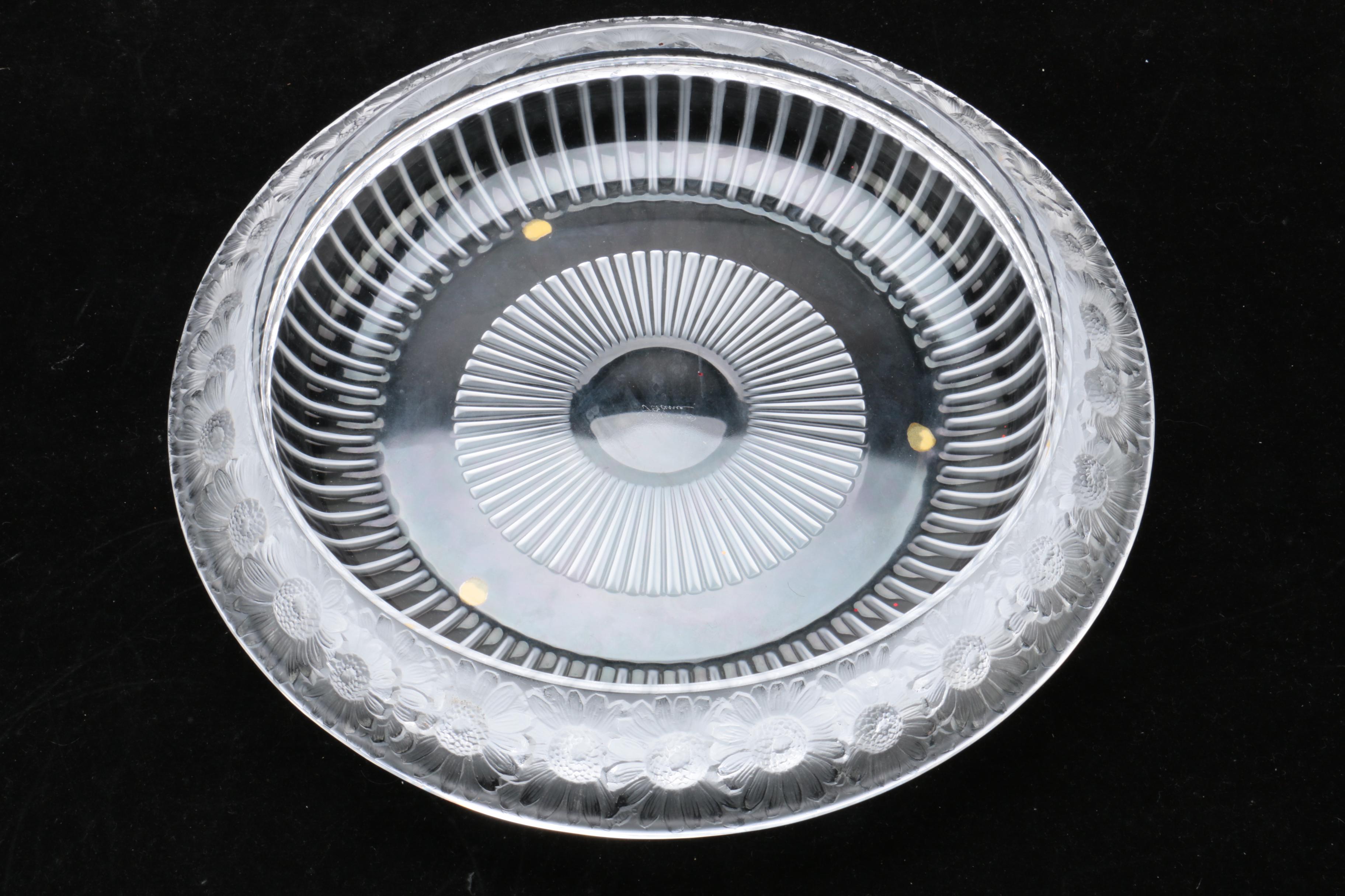 Lalique "Marguerites" Crystal Bowl