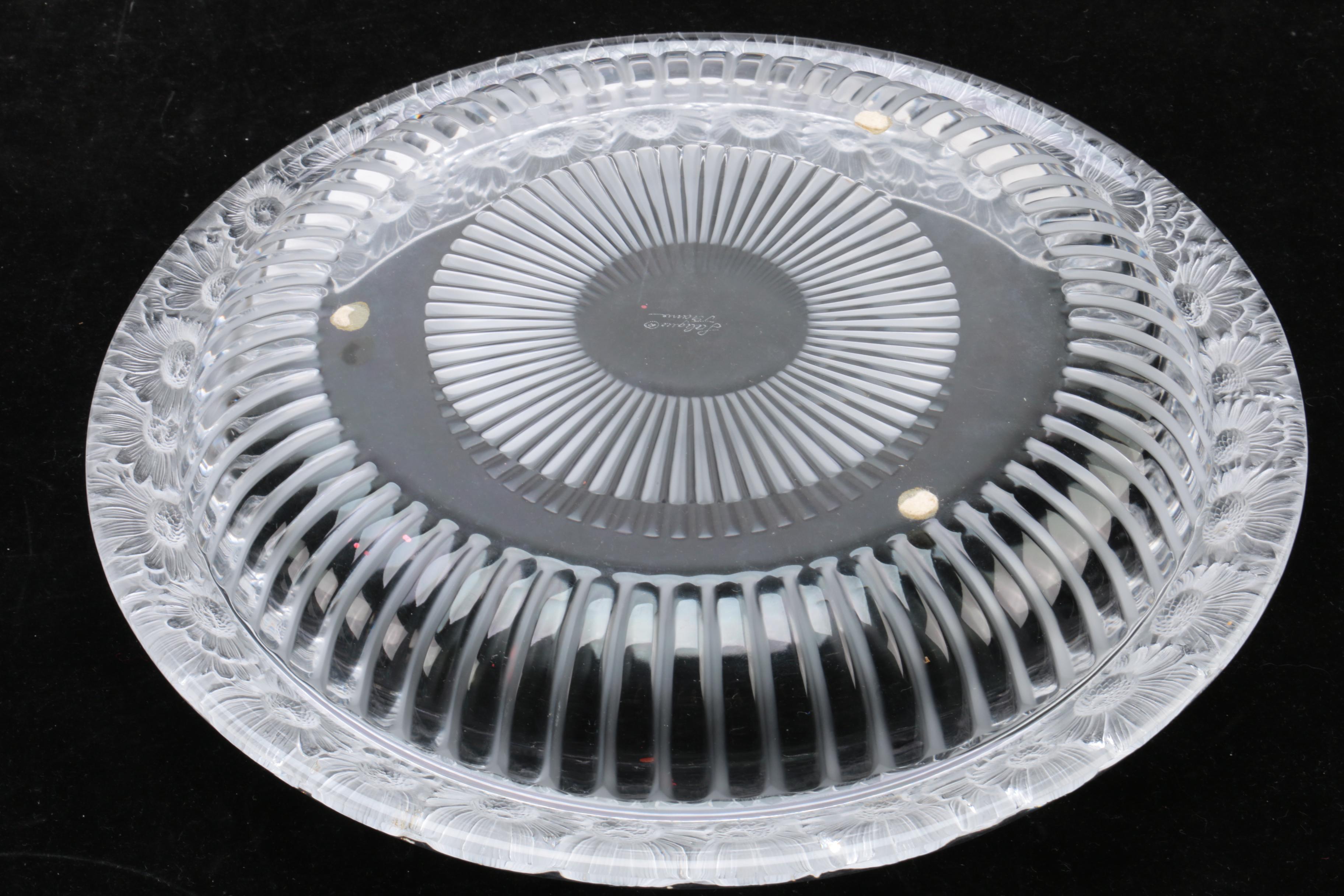 Lalique "Marguerites" Crystal Bowl
