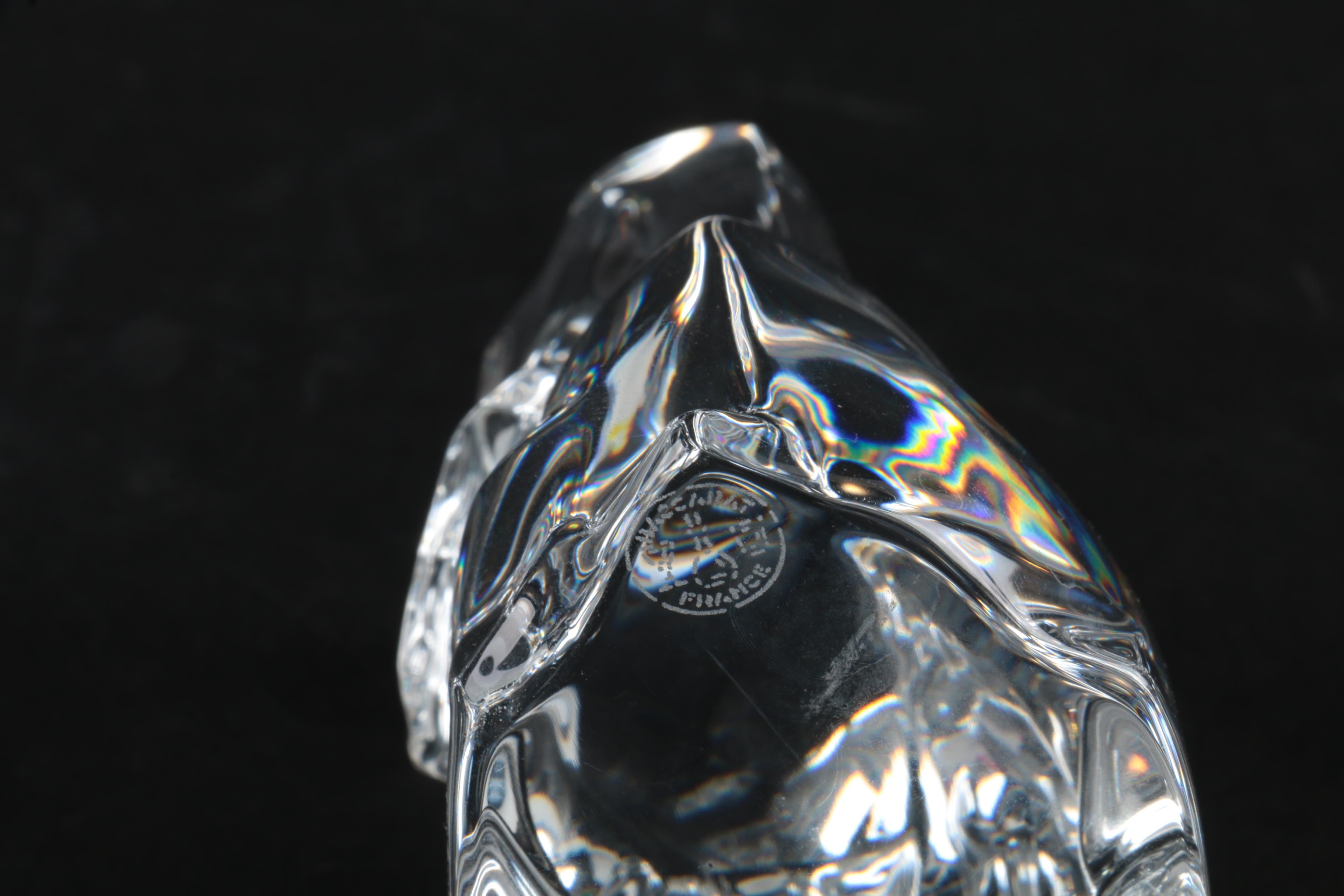 Baccarat Crystal Cocker Spaniel Figurine