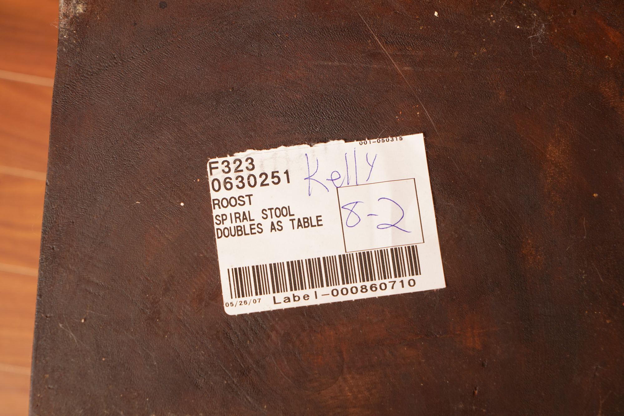 Modern Style Carved Wood Side Table