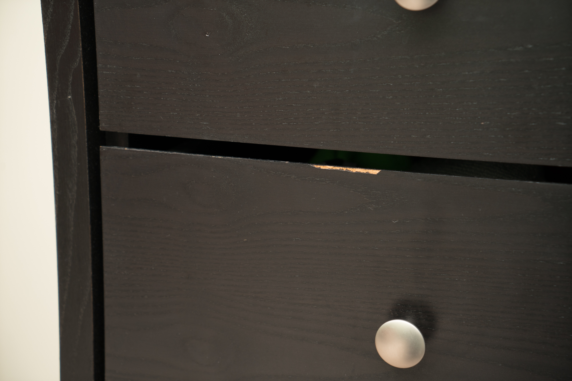 Modern Chest of Drawers with Framed Floor Mirror