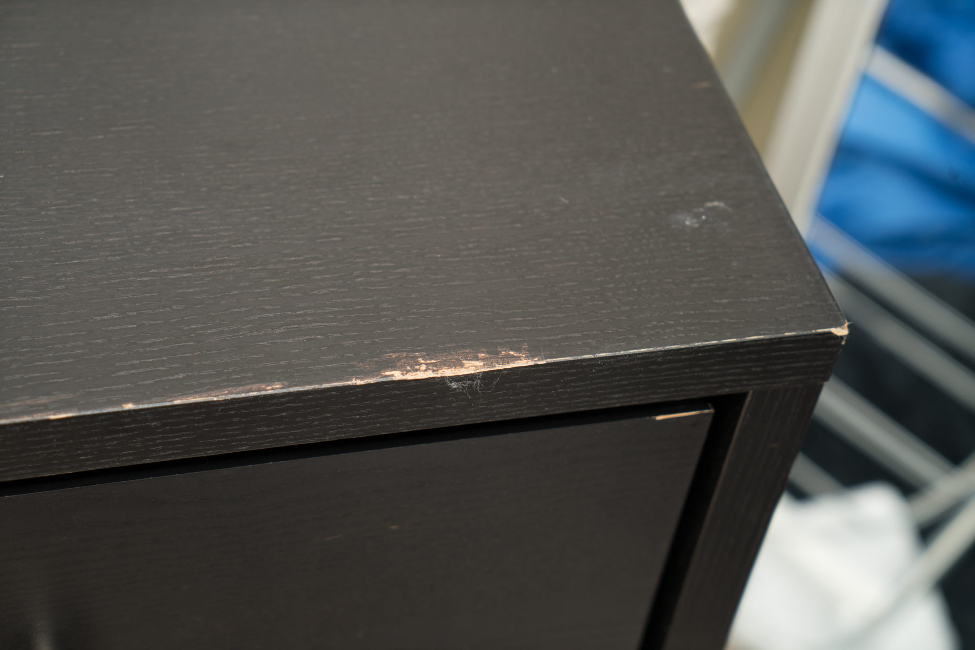 Modern Chest of Drawers with Framed Floor Mirror