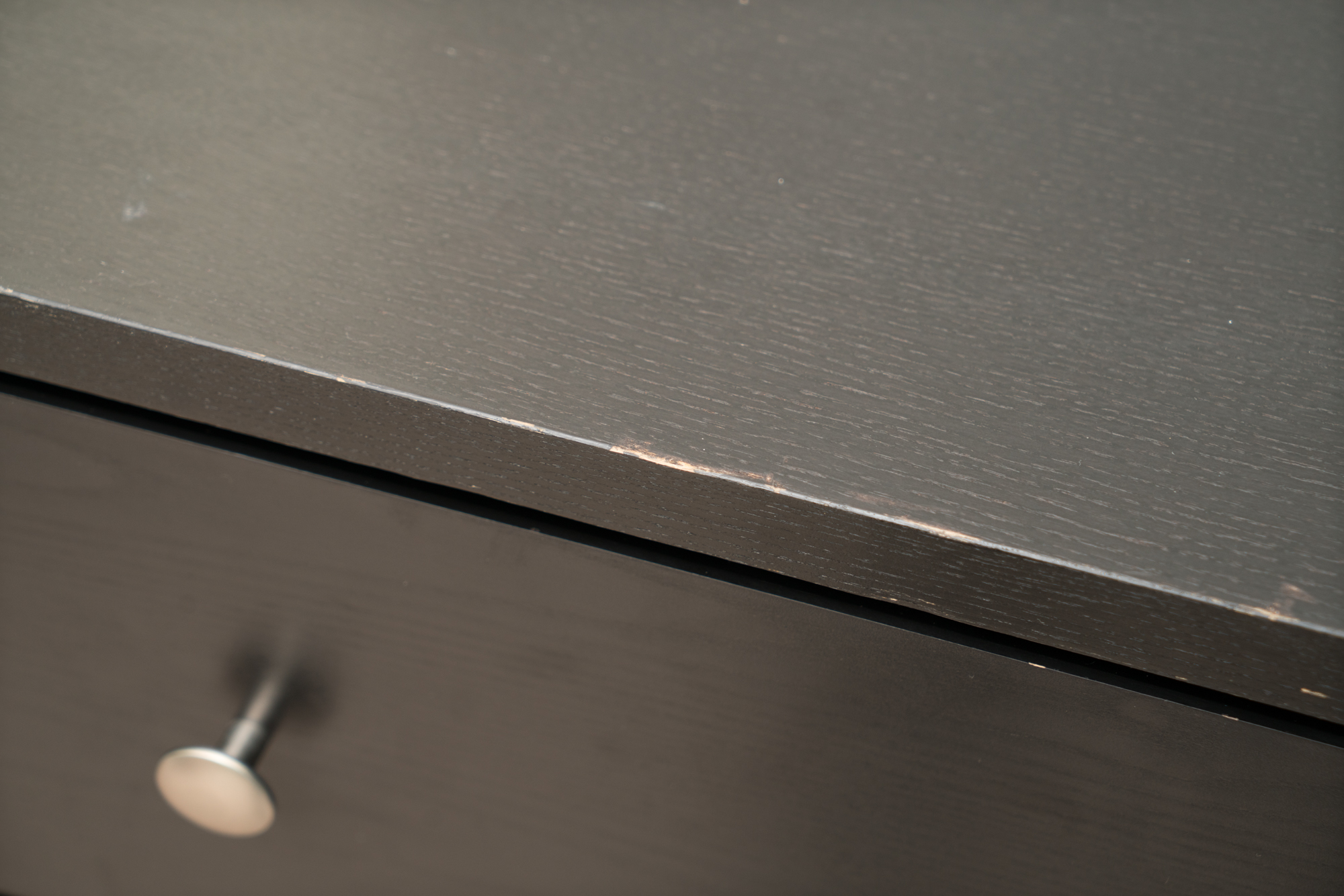 Modern Chest of Drawers with Framed Floor Mirror