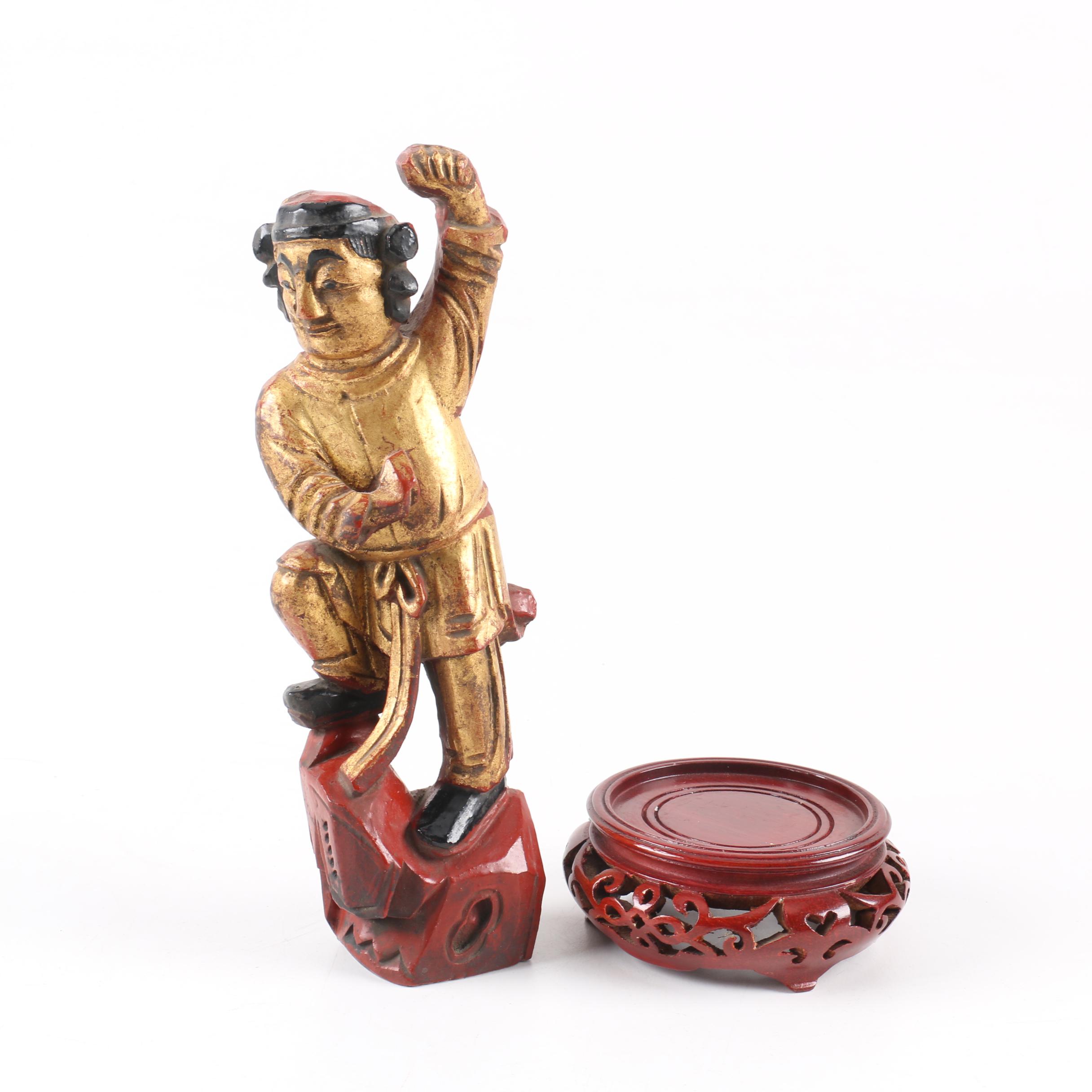 Chinese Standing Figurine with Base