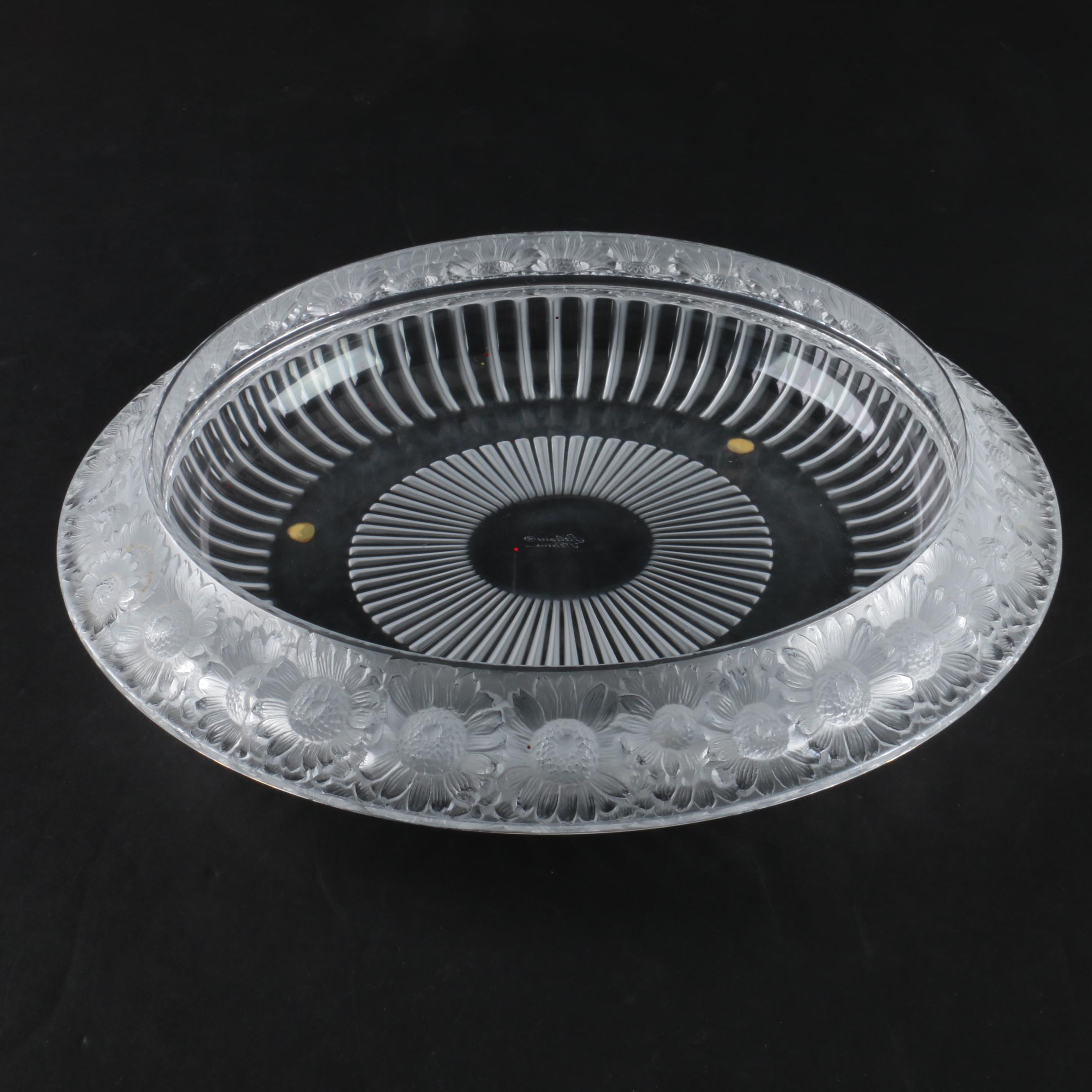 Lalique "Marguerites" Crystal Bowl