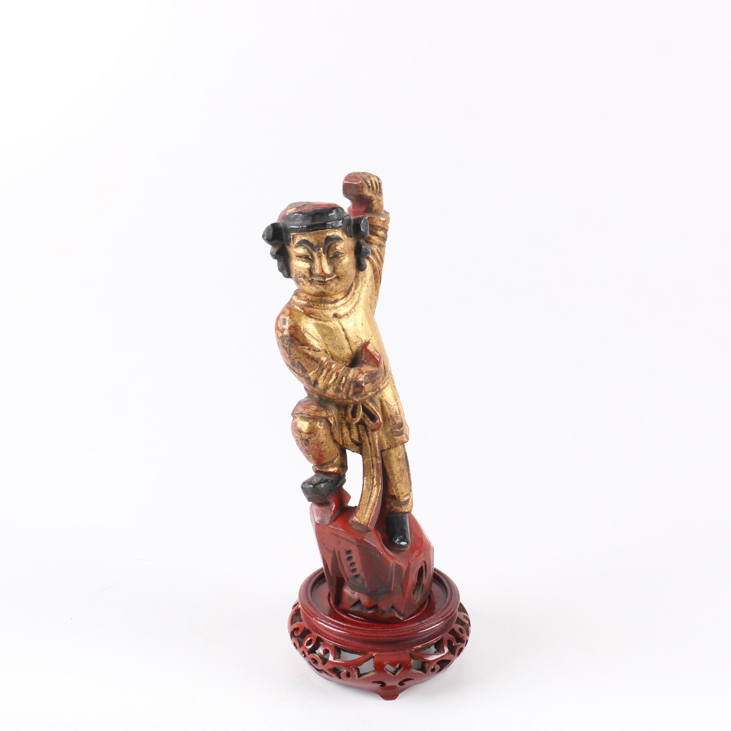 Chinese Standing Figurine with Base