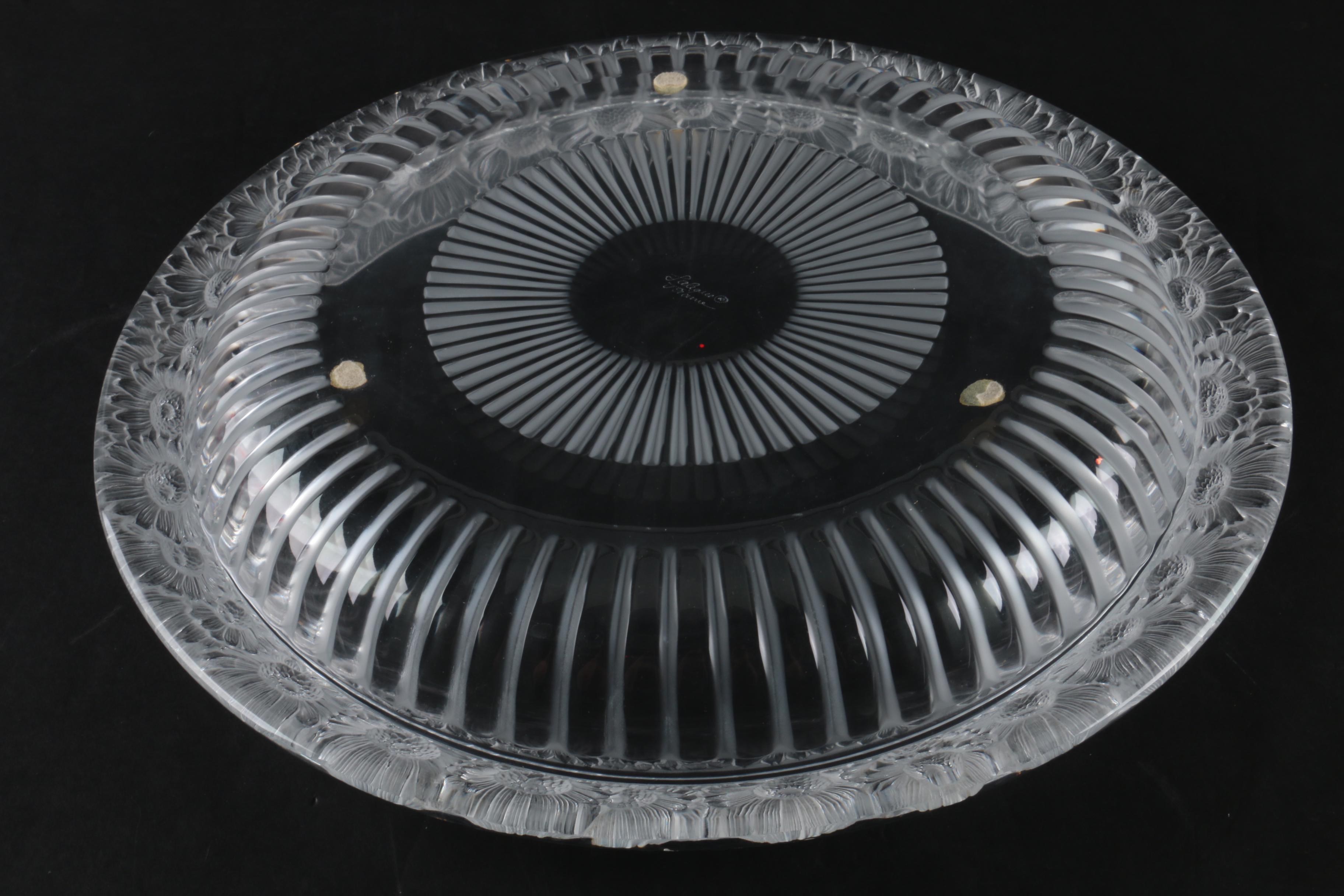Lalique "Marguerites" Crystal Bowl