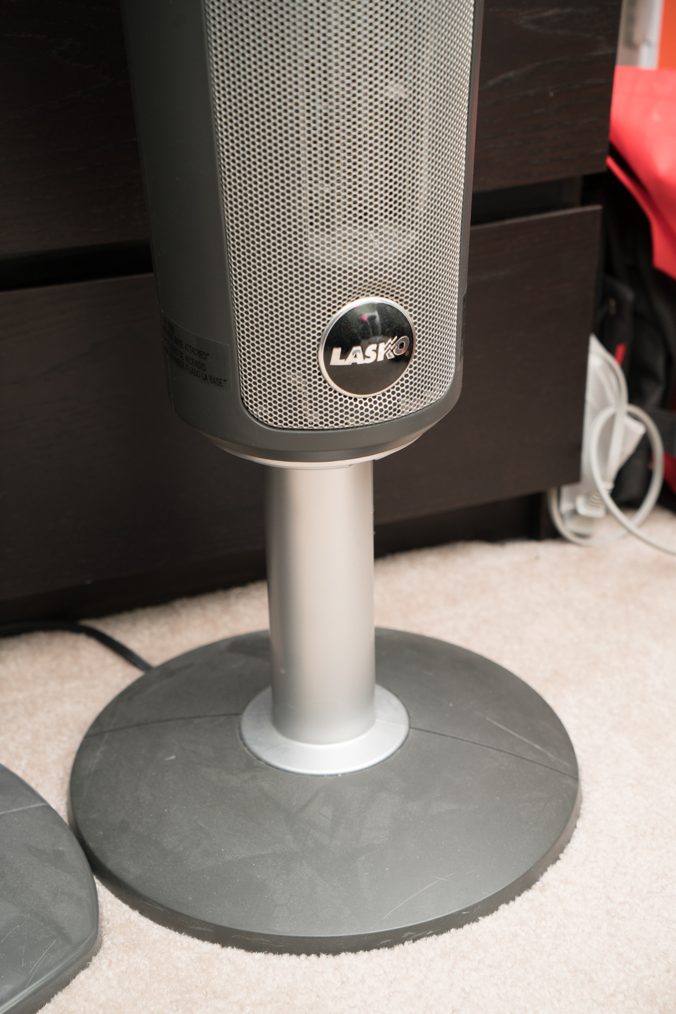 Ceramic Element Tower Fan and Lasko Heater
