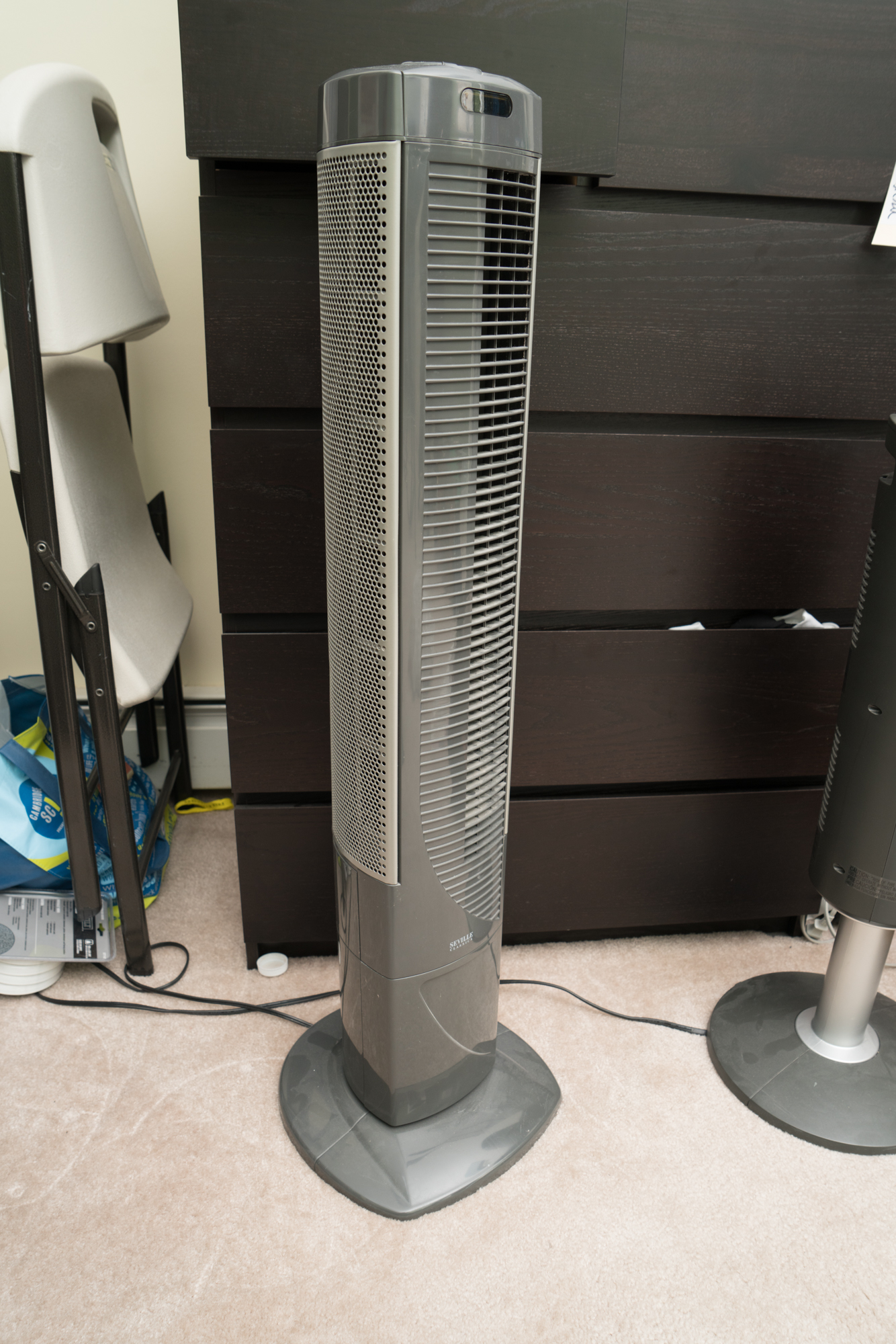 Ceramic Element Tower Fan and Lasko Heater