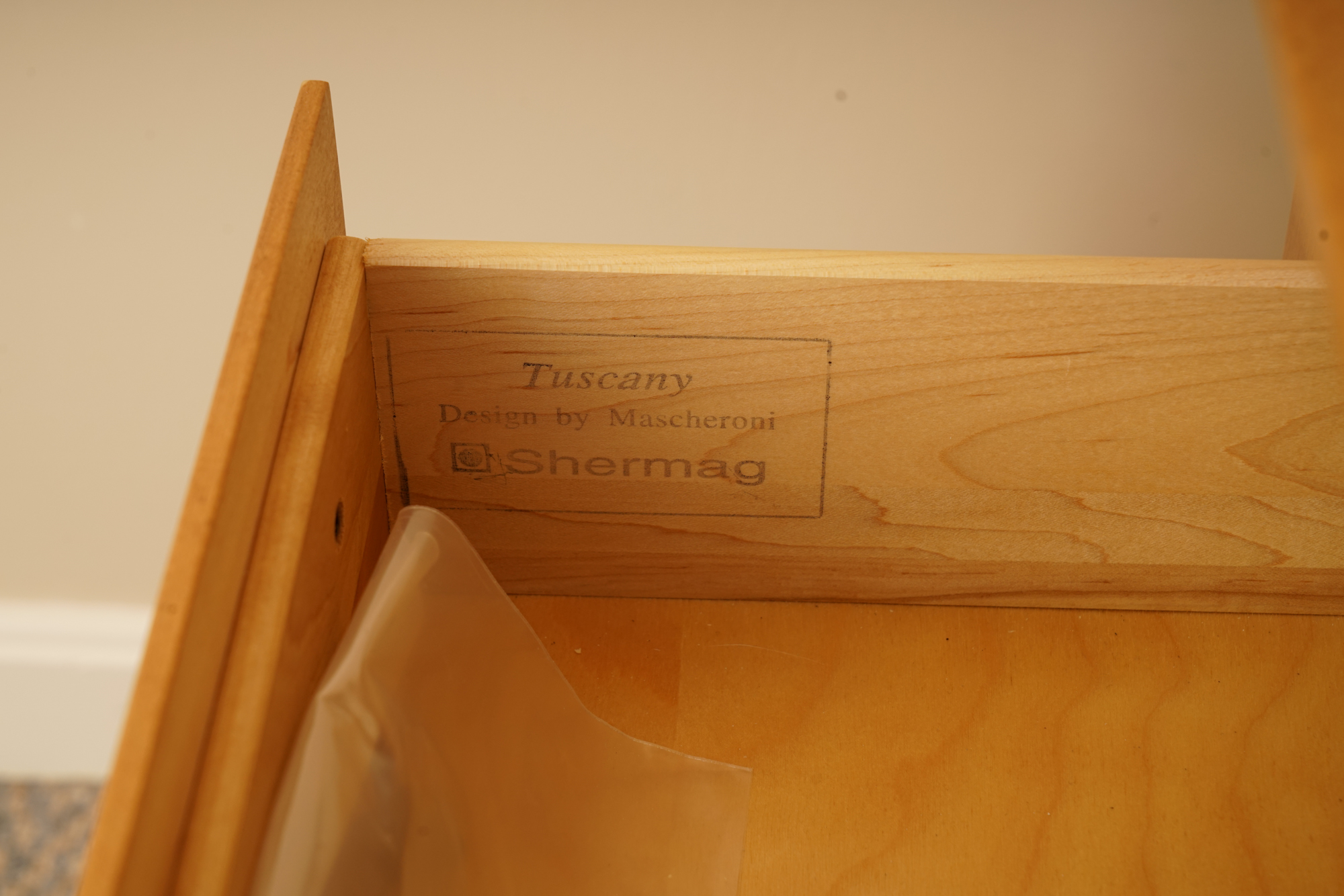 Pair of "Tuscany" Nightstands by Shermag