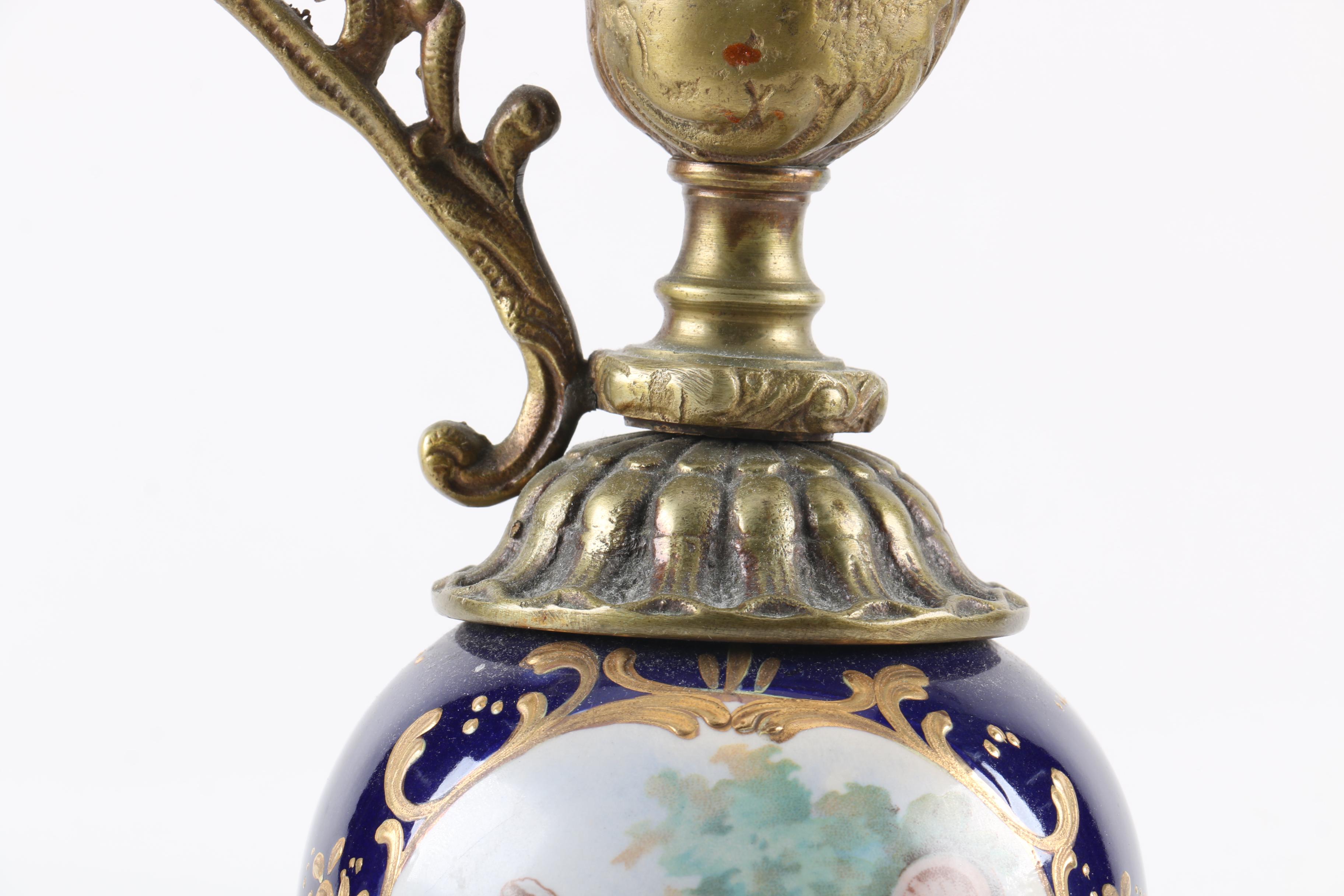 Sevres Style Porcelain Urn