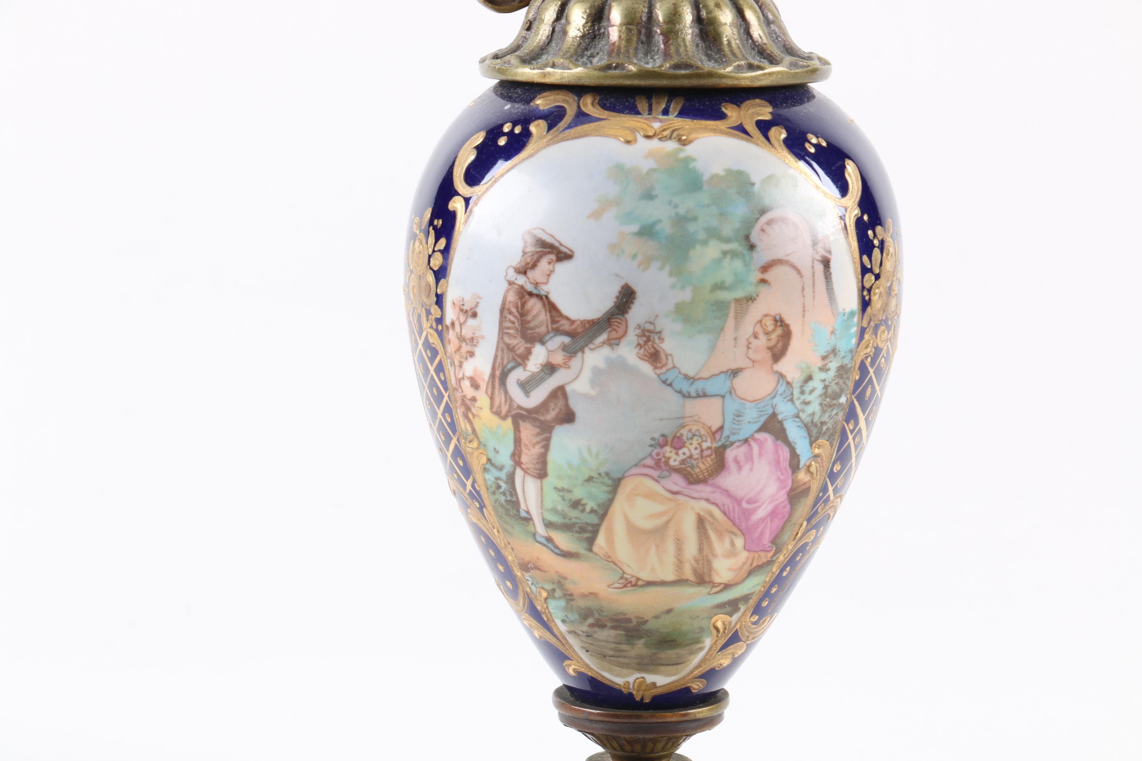 Sevres Style Porcelain Urn