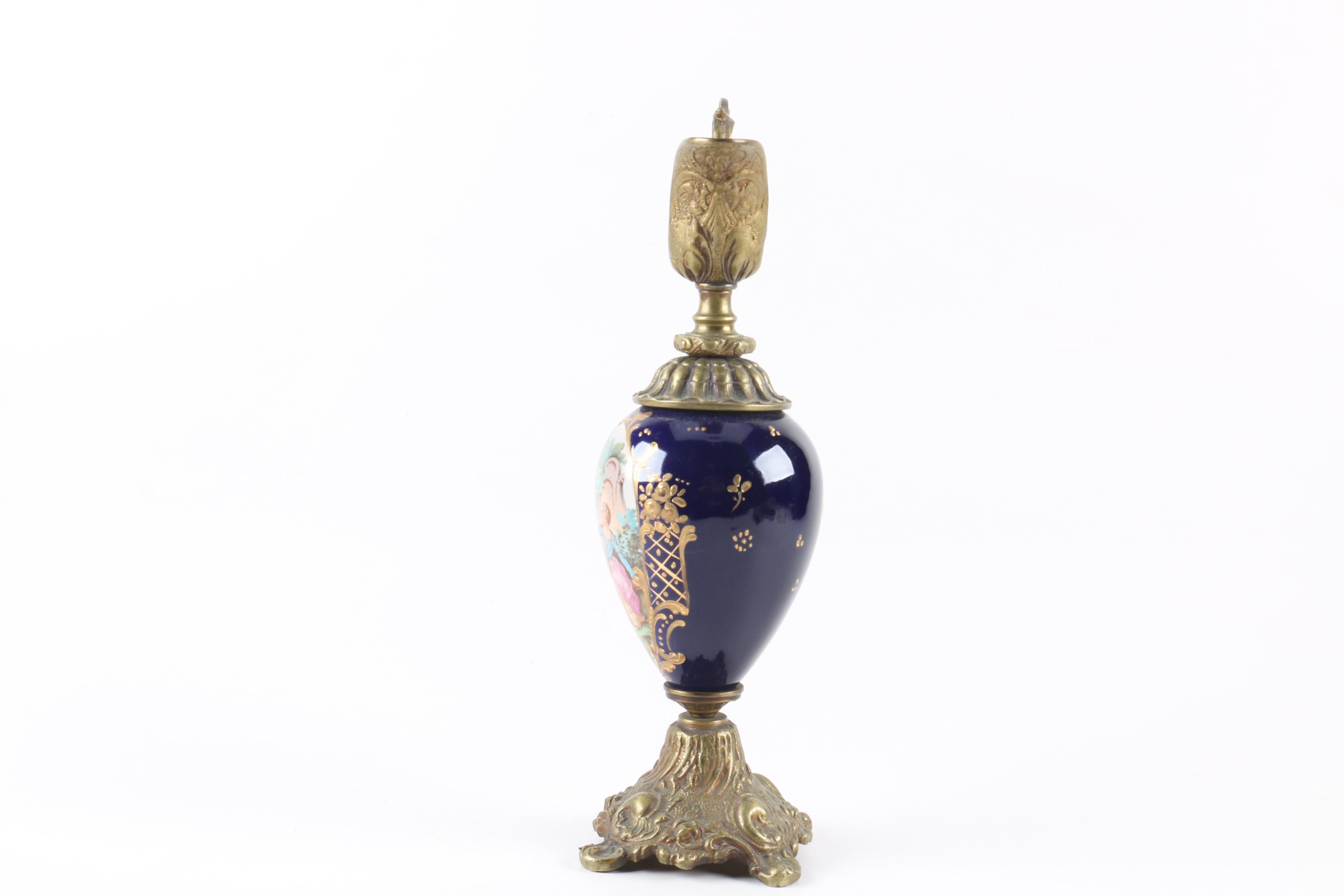Sevres Style Porcelain Urn