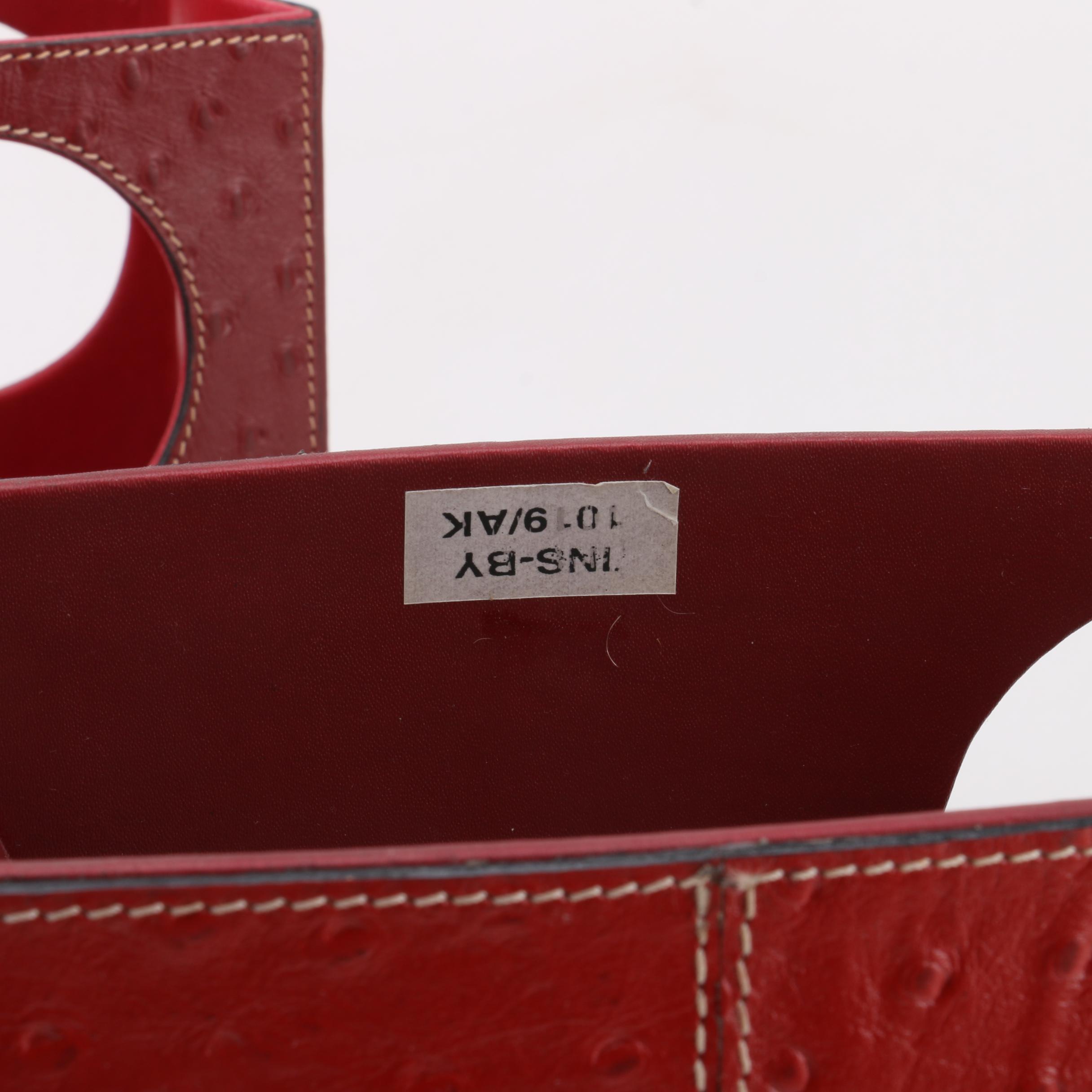 Embossed Leather Wrapped Wine Racks