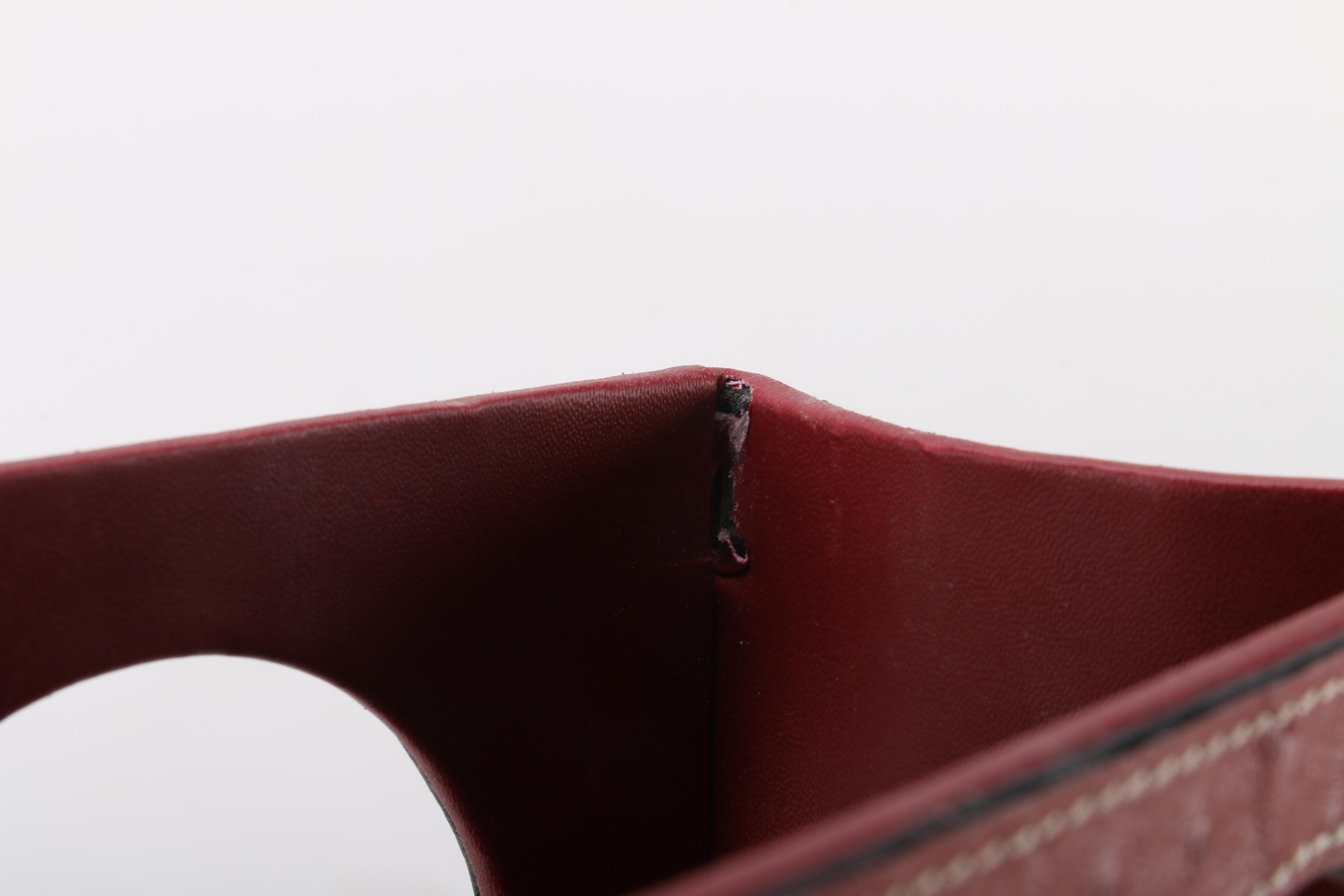 Embossed Leather Wrapped Wine Racks