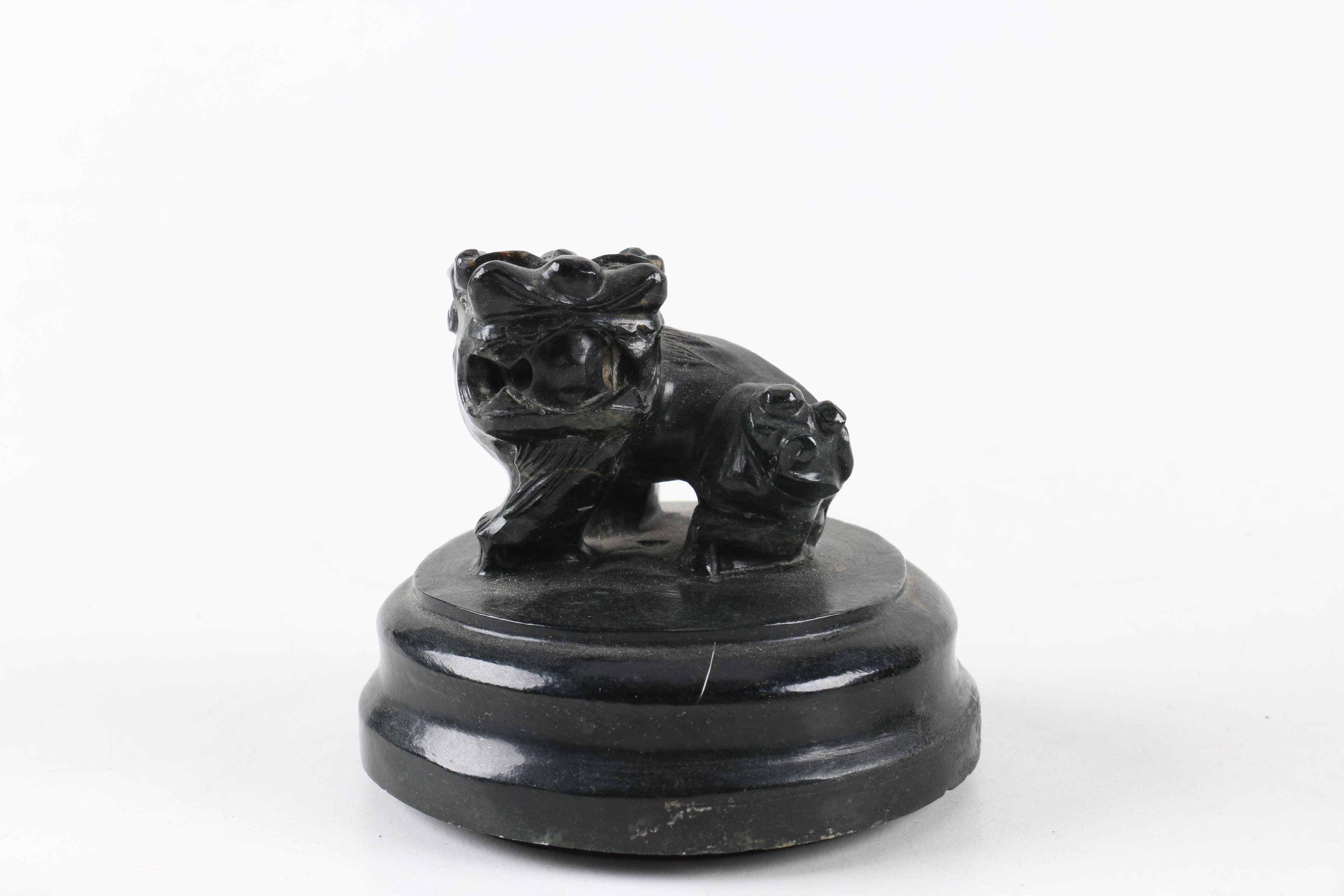 Chinese Carved Wood Censer With a Lid