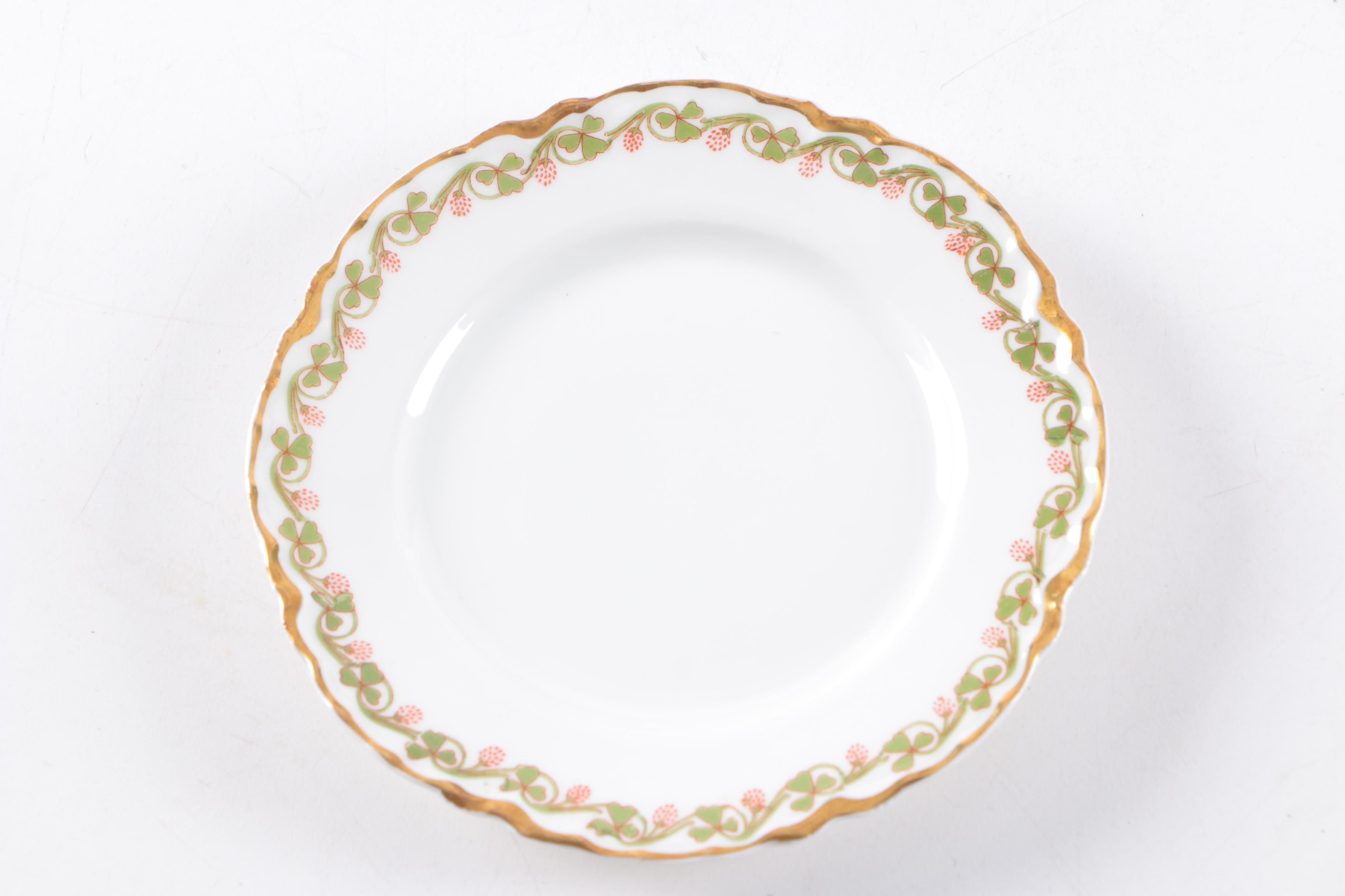 Haviland Limoges "Clover Leaf" Tableware