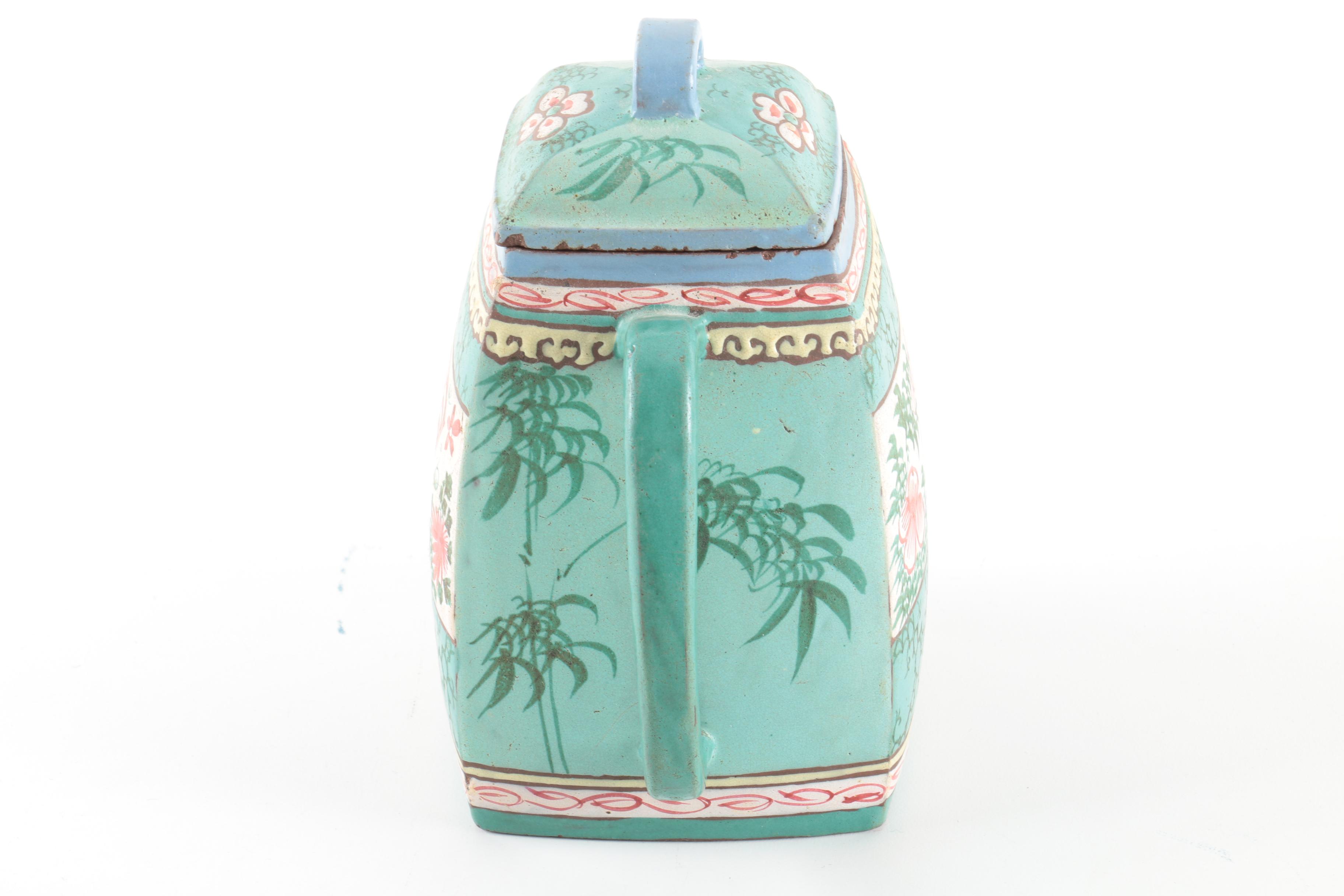 East Asian Earthenware Teapot