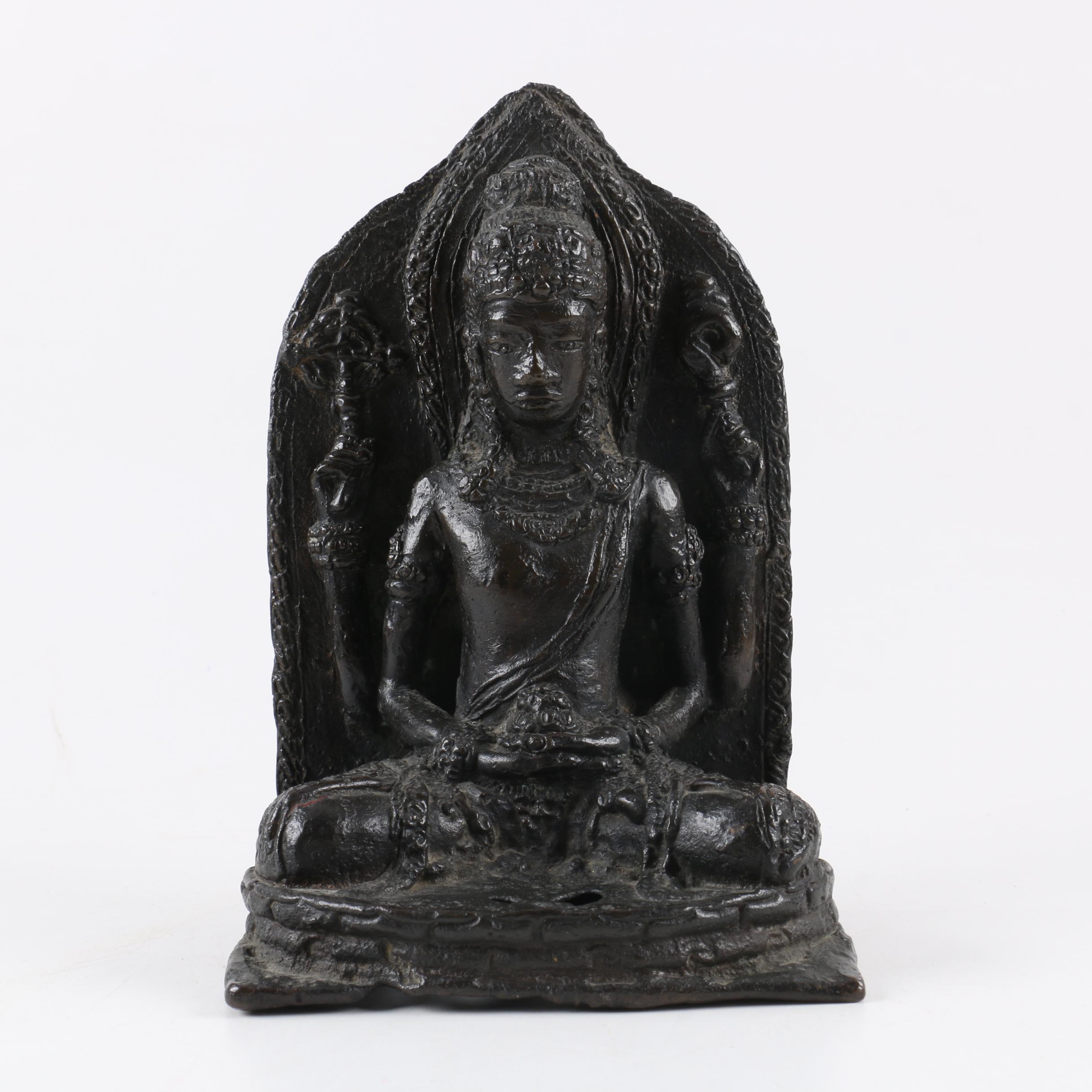 Cast Iron Shiva Bookend