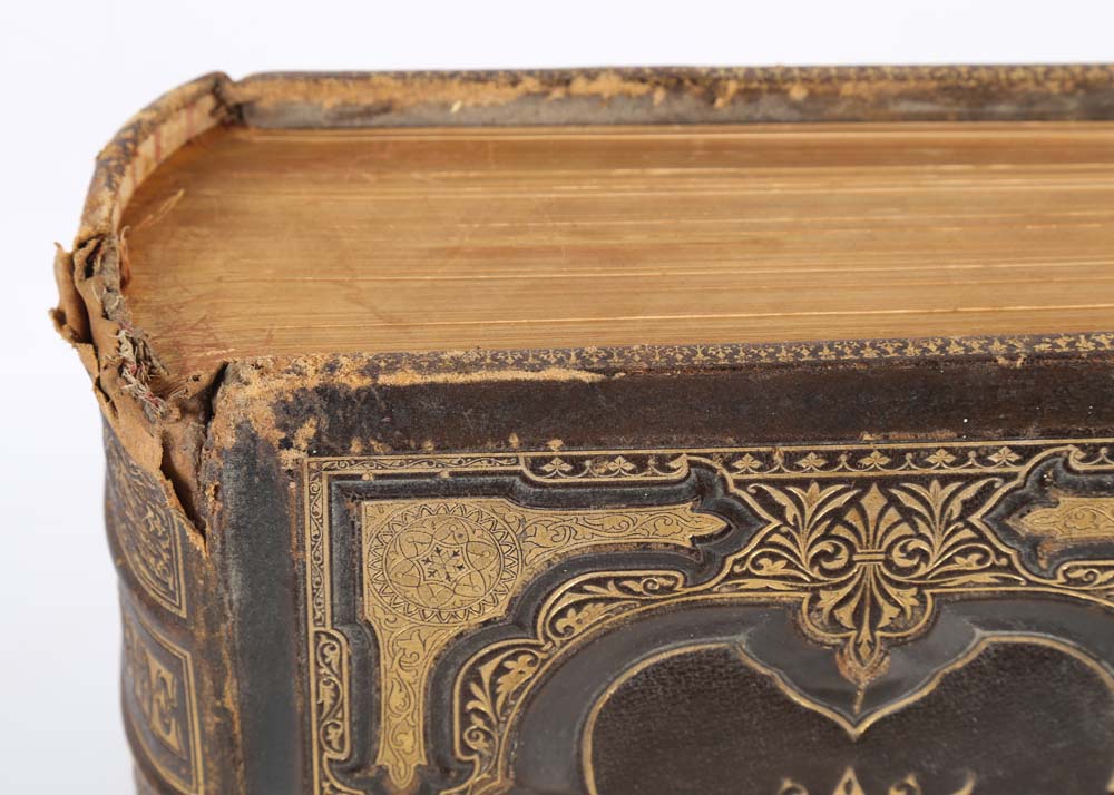 Antique 1873 Holy Bible