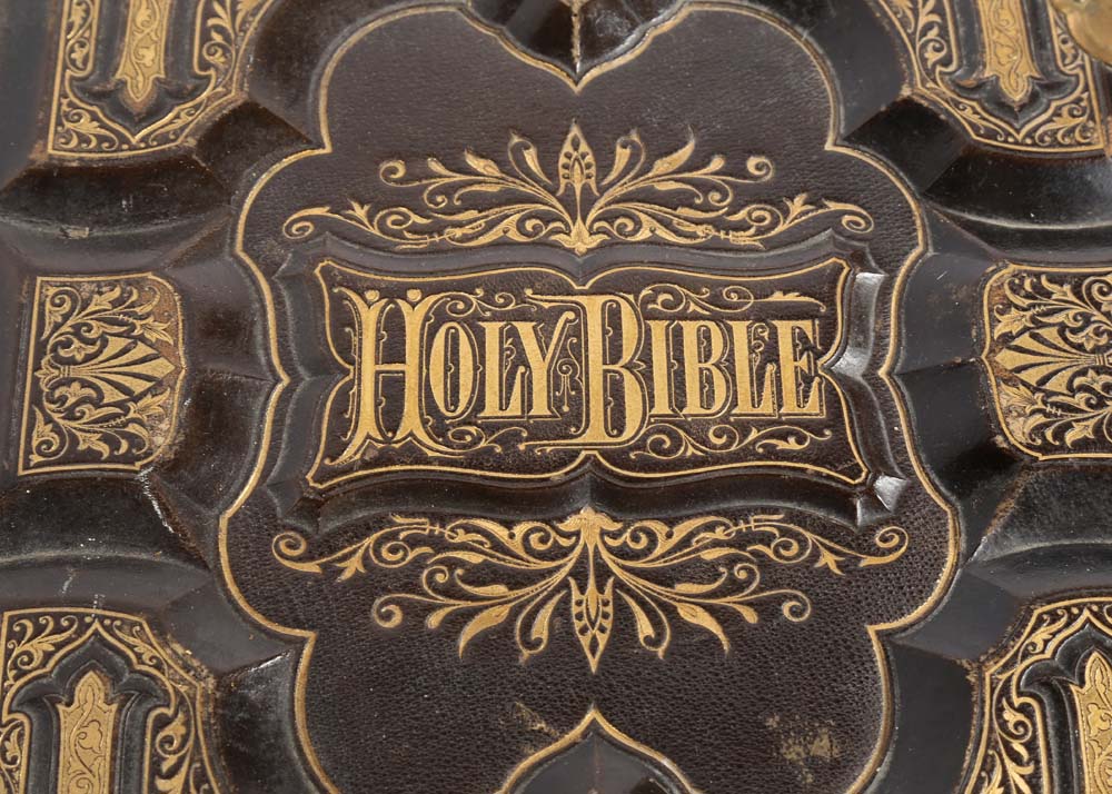 Antique 1873 Holy Bible