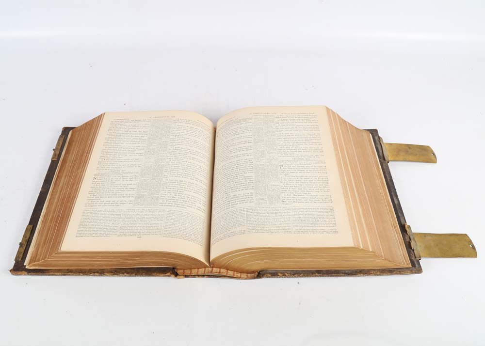 Antique 1873 Holy Bible