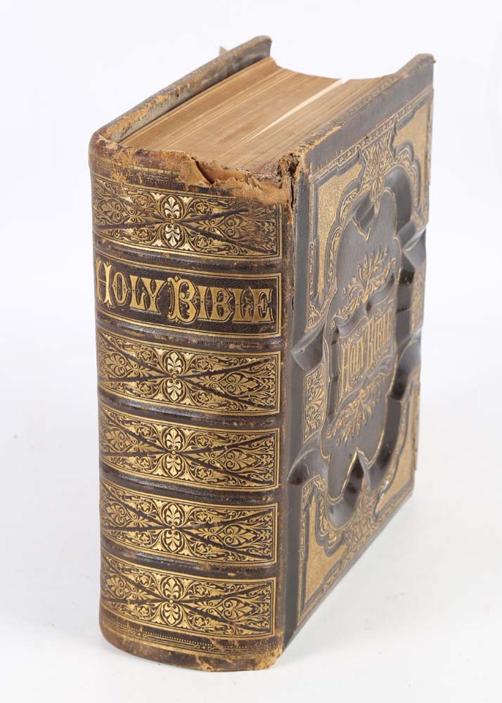 Antique 1873 Holy Bible