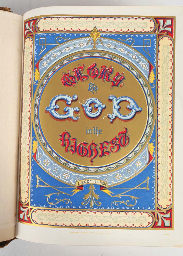 Antique 1873 Holy Bible