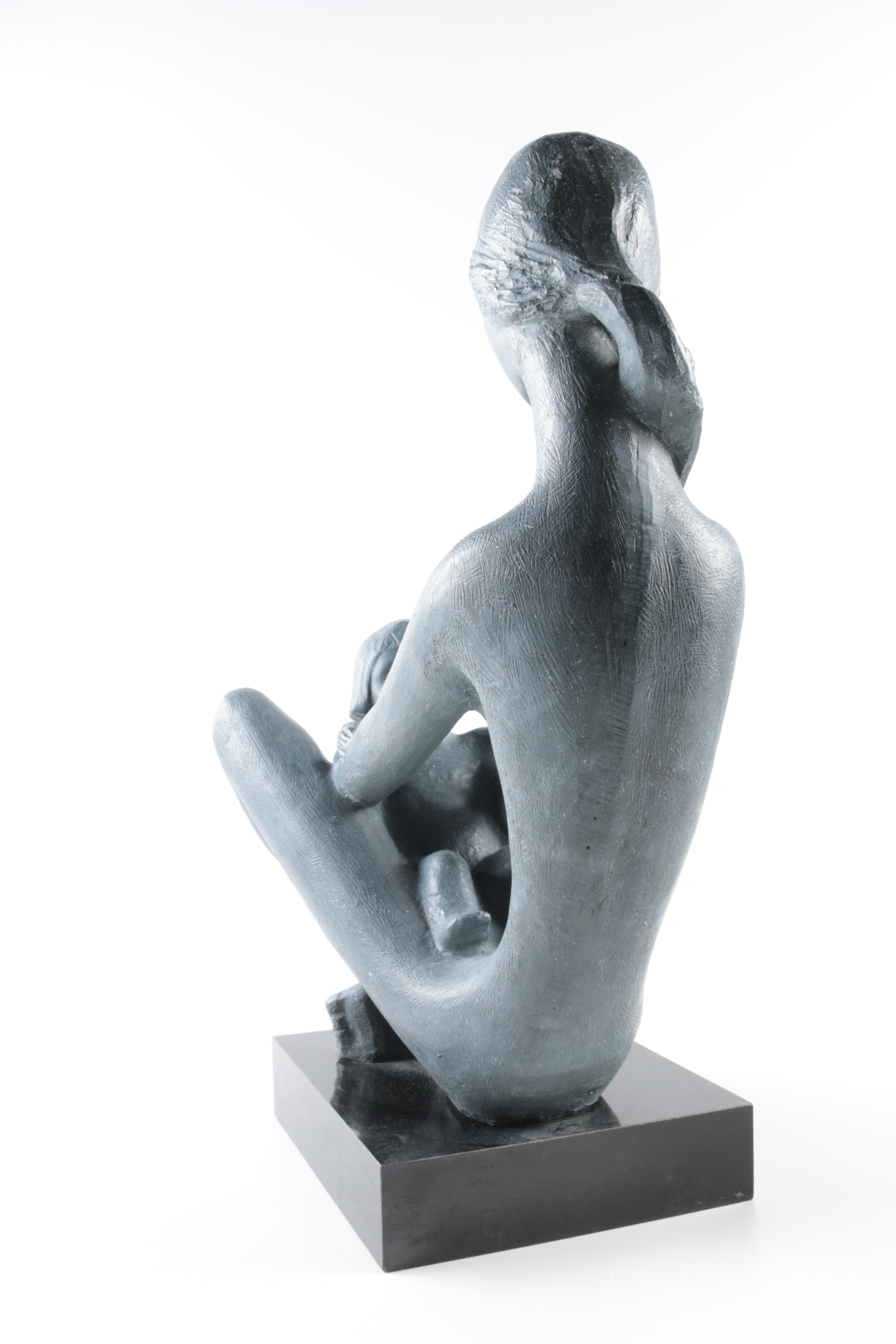 Plaster Sculpture Mother and Child by Austin Productions